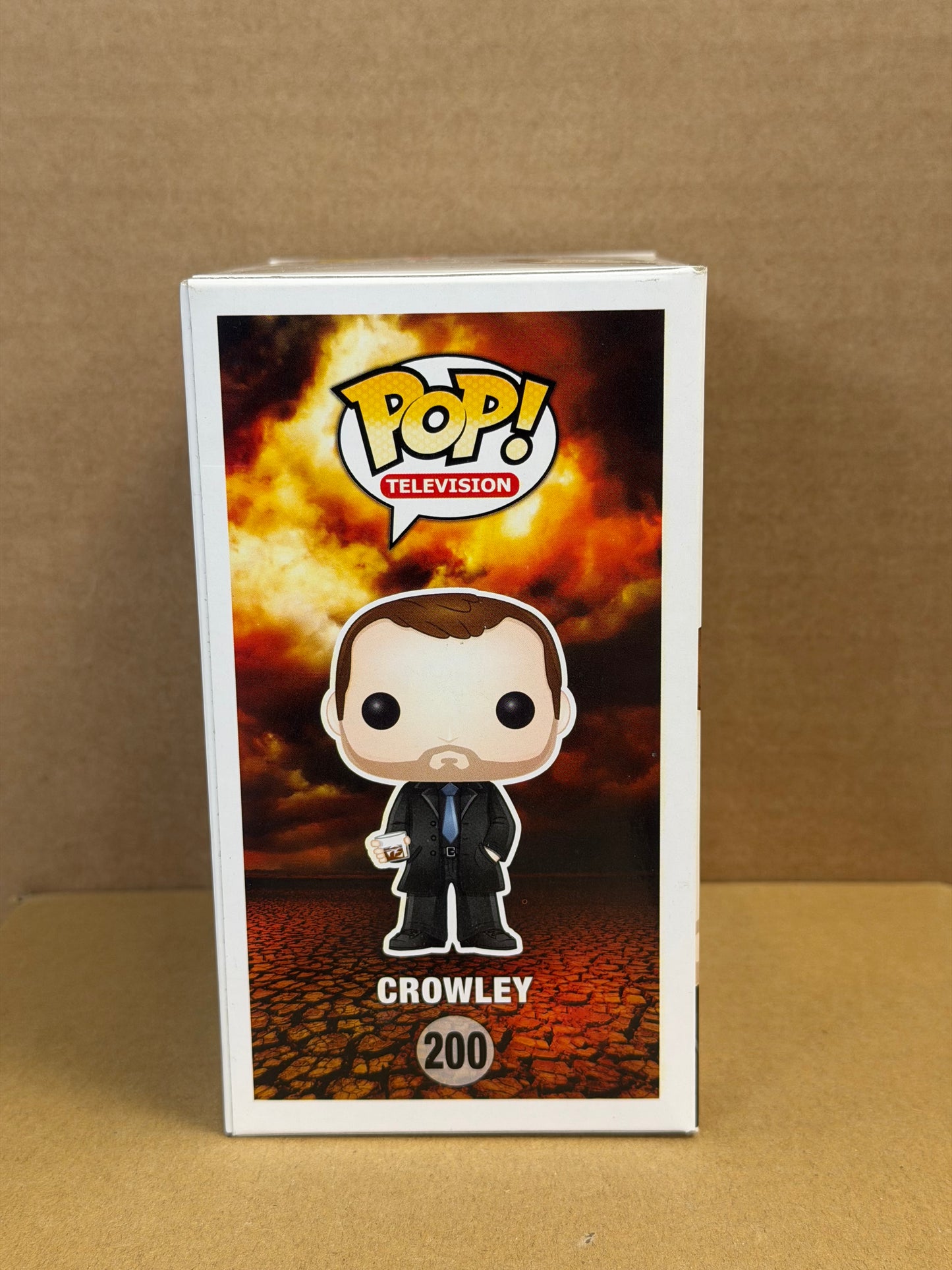 Funko Pop! Television Supernatural Crowley #200 Metallic Bloody