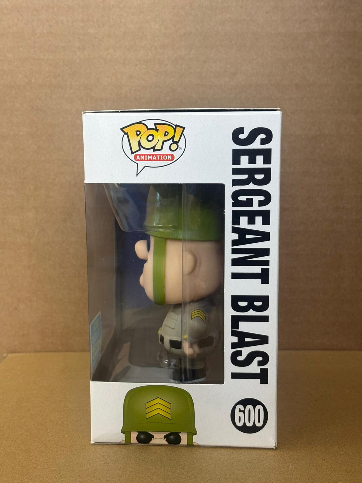 Funko Pop! Animation Wacky Races Sergeant Blast #600 2019 Summer Convention