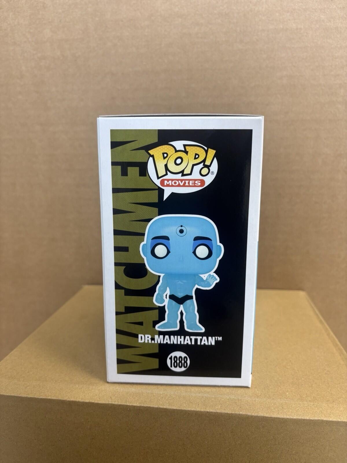 Funko Pop! Movies Watchmen Dr Manhattan #1888 Signed By Billy Crudup WS