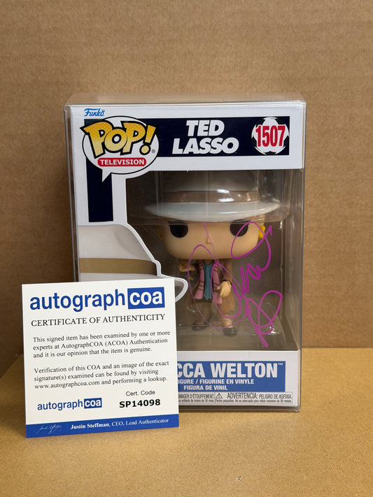 Funko Pop! Television Ted Lasso Rebecca Welton Signed Hannah Waddingham COA #1507 WS