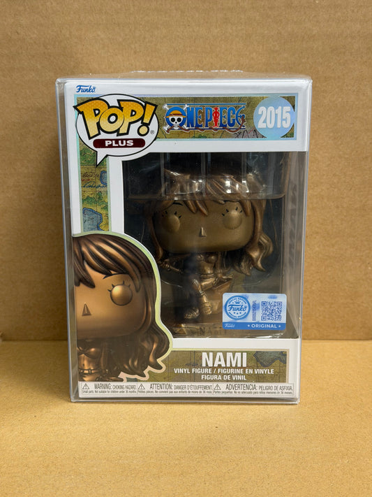 Funko Pop! Anime One Piece Nami Bronze Statue #2015 Exclusive