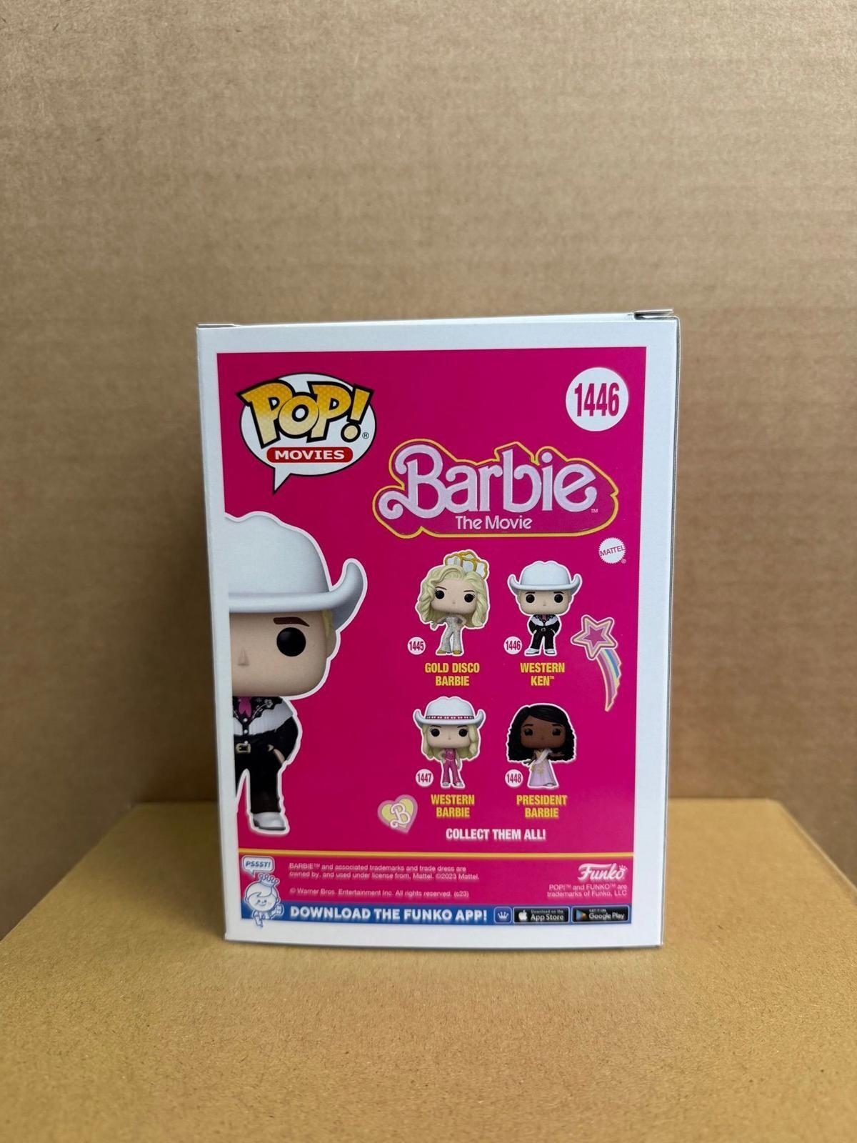 Funko Pop! Movies Western Ken #1446 Signed Ryan Gosling WS