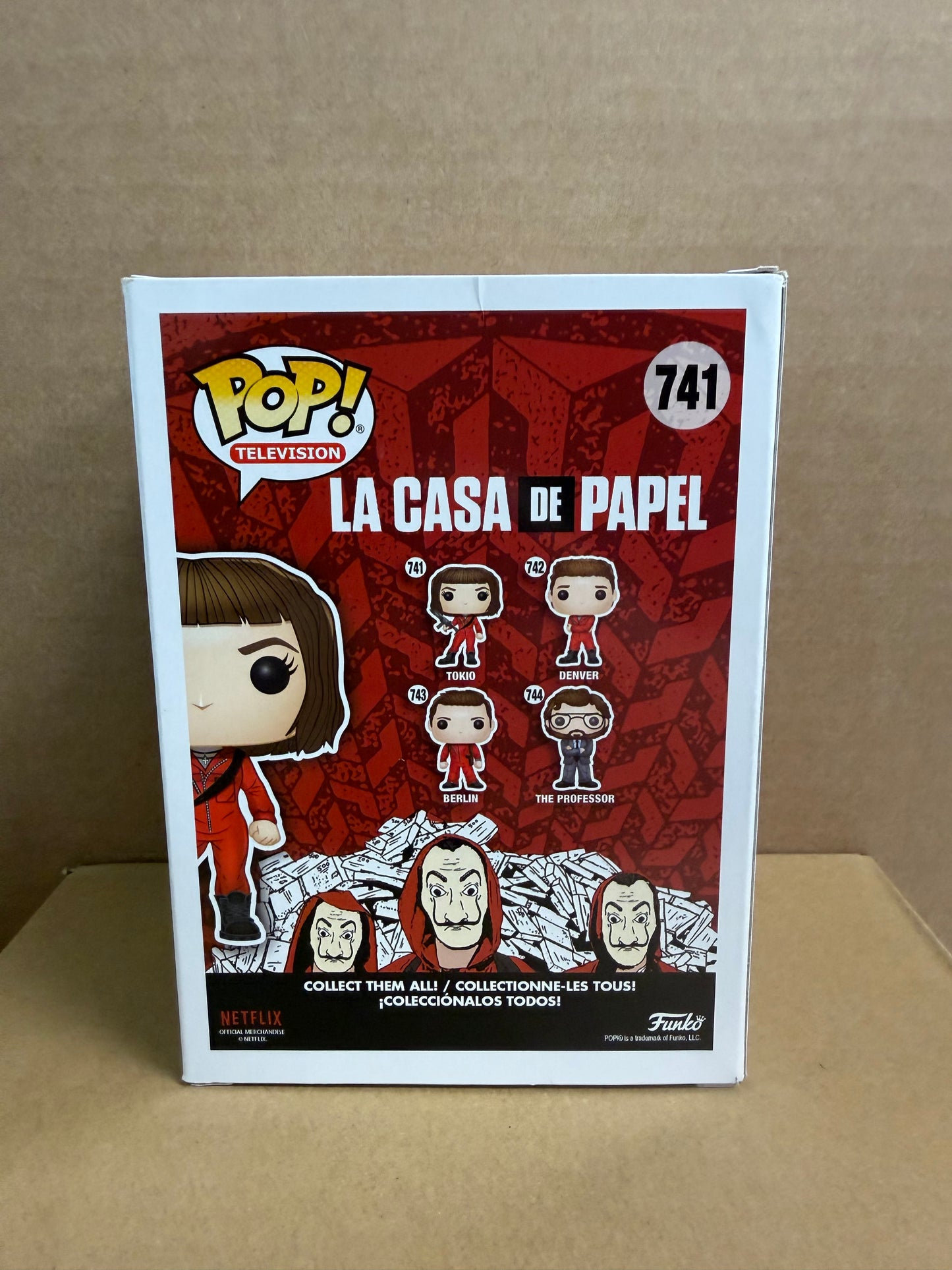 Funko Pop! Television La Casa De Papel Money Heist Signed Ursula Corbero COA #741 WS