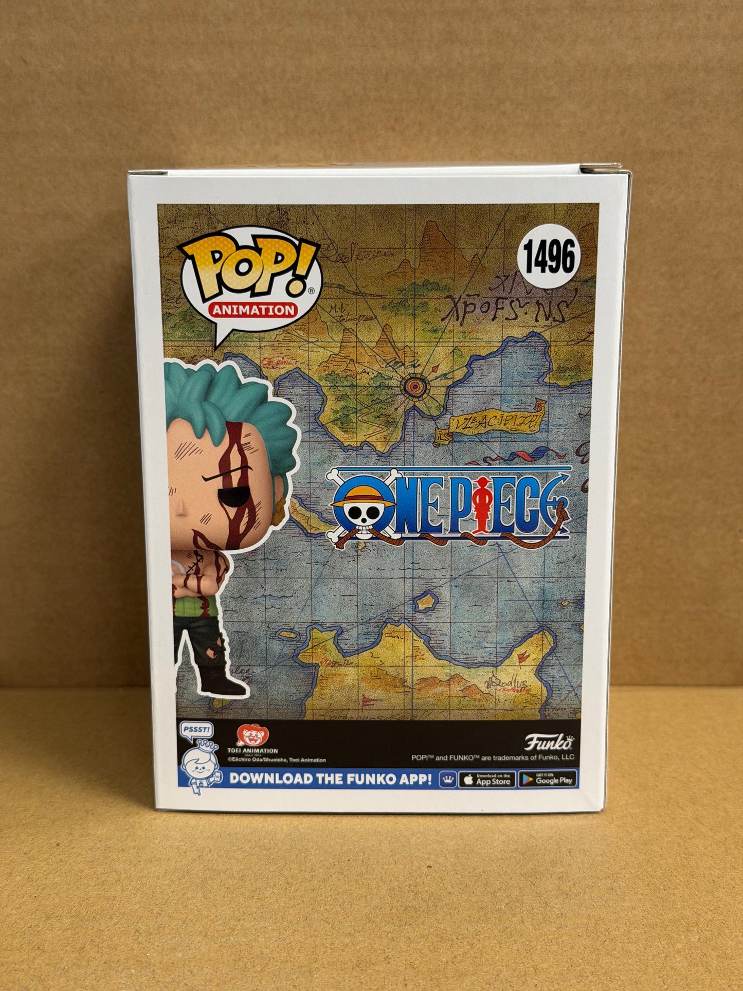 Funko Pop! Anime One Piece Roronoa Zoro #1496 Hot Topic Exclusive