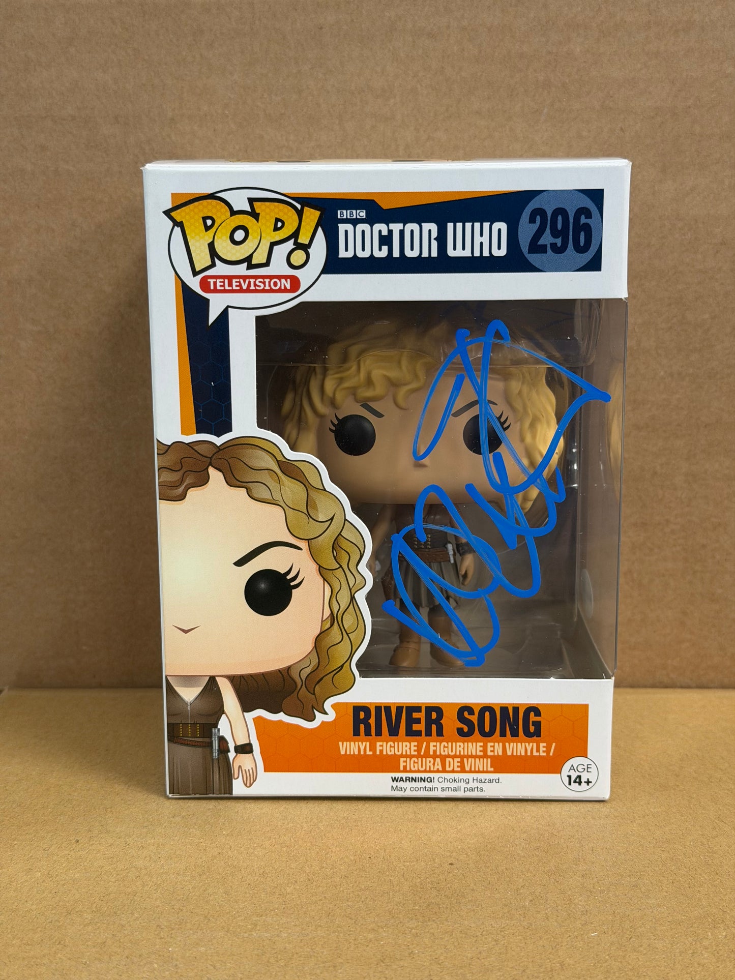 Funko Pop! Television Doctor Who River Song Signed Alex Kingston COA #296
