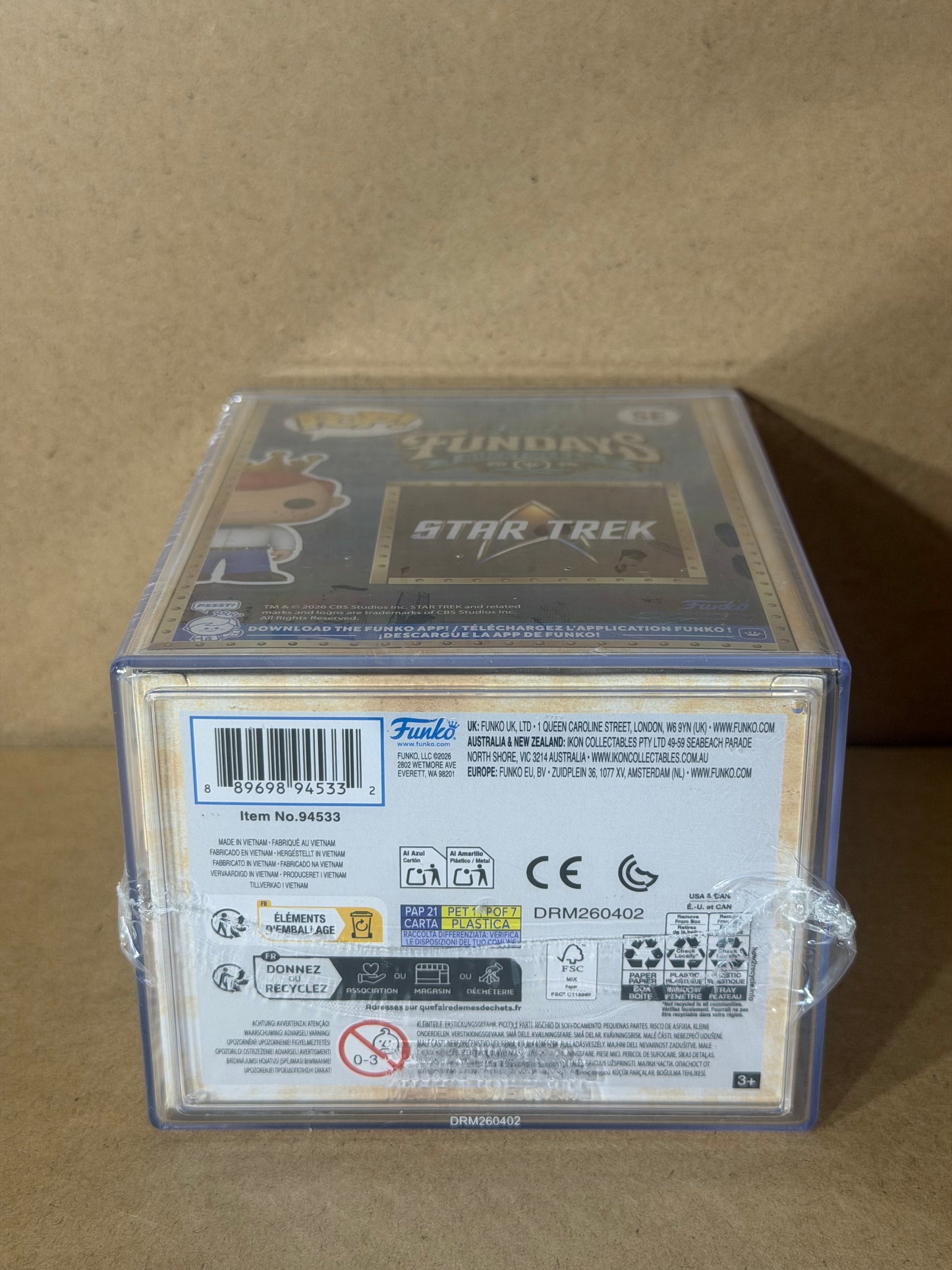 Funko Pop! Television Star Trek Freddy Funko As James T.Kirk 3000pcs 2026 Fundays
