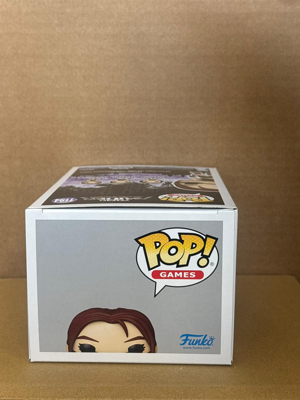 Funko Pop! Games Tomb Raider Signed Angelina Jolie COA #1194 WS