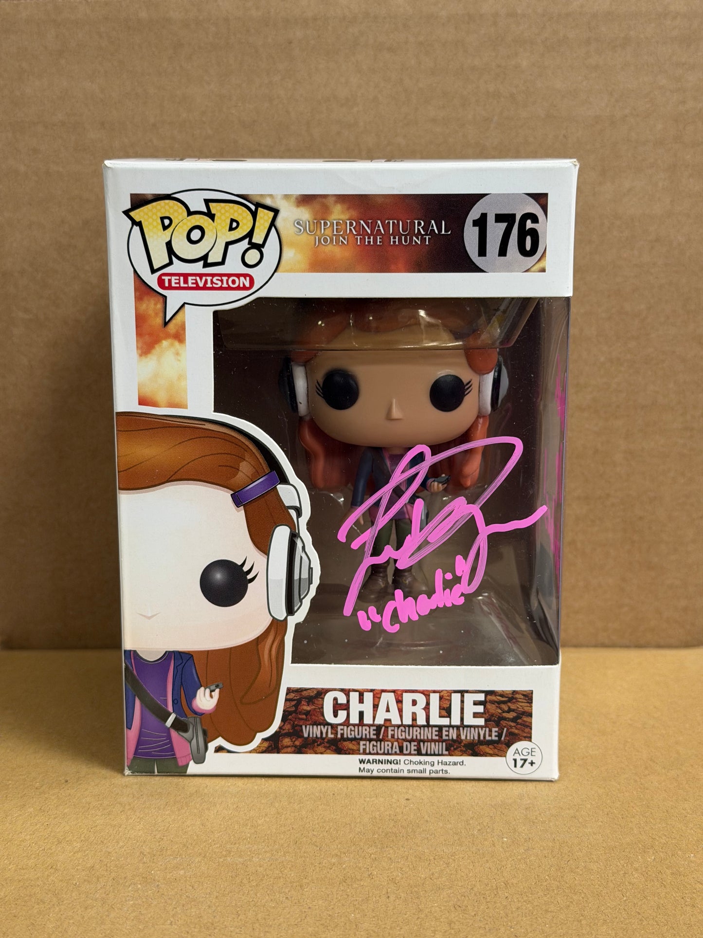 Funko Pop! Television Supernatural Charlie Signed Felicia Day COA #176