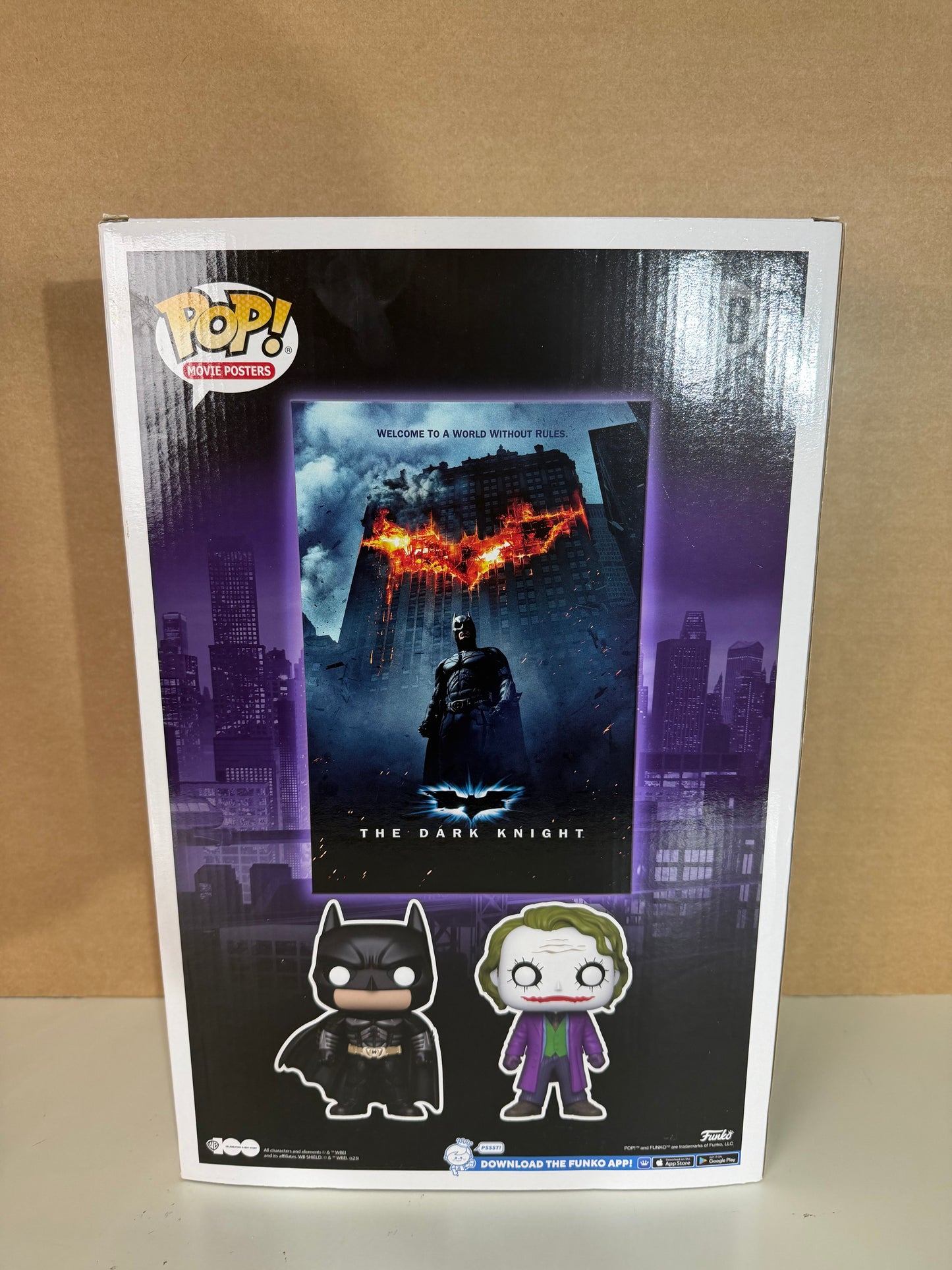 Funko Pop! Movie Poster DC! Batman / The Joker #18 Free Protector