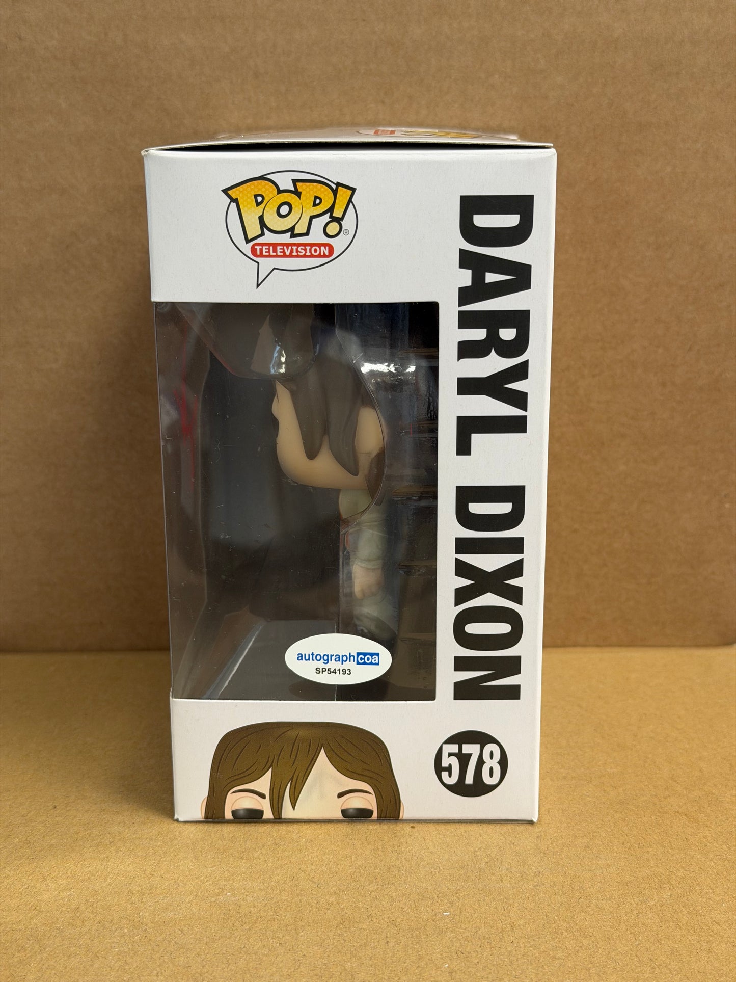 Funko Pop! Television The Walking Dead Daryl Dixon Signed Norman Reedus COA #578