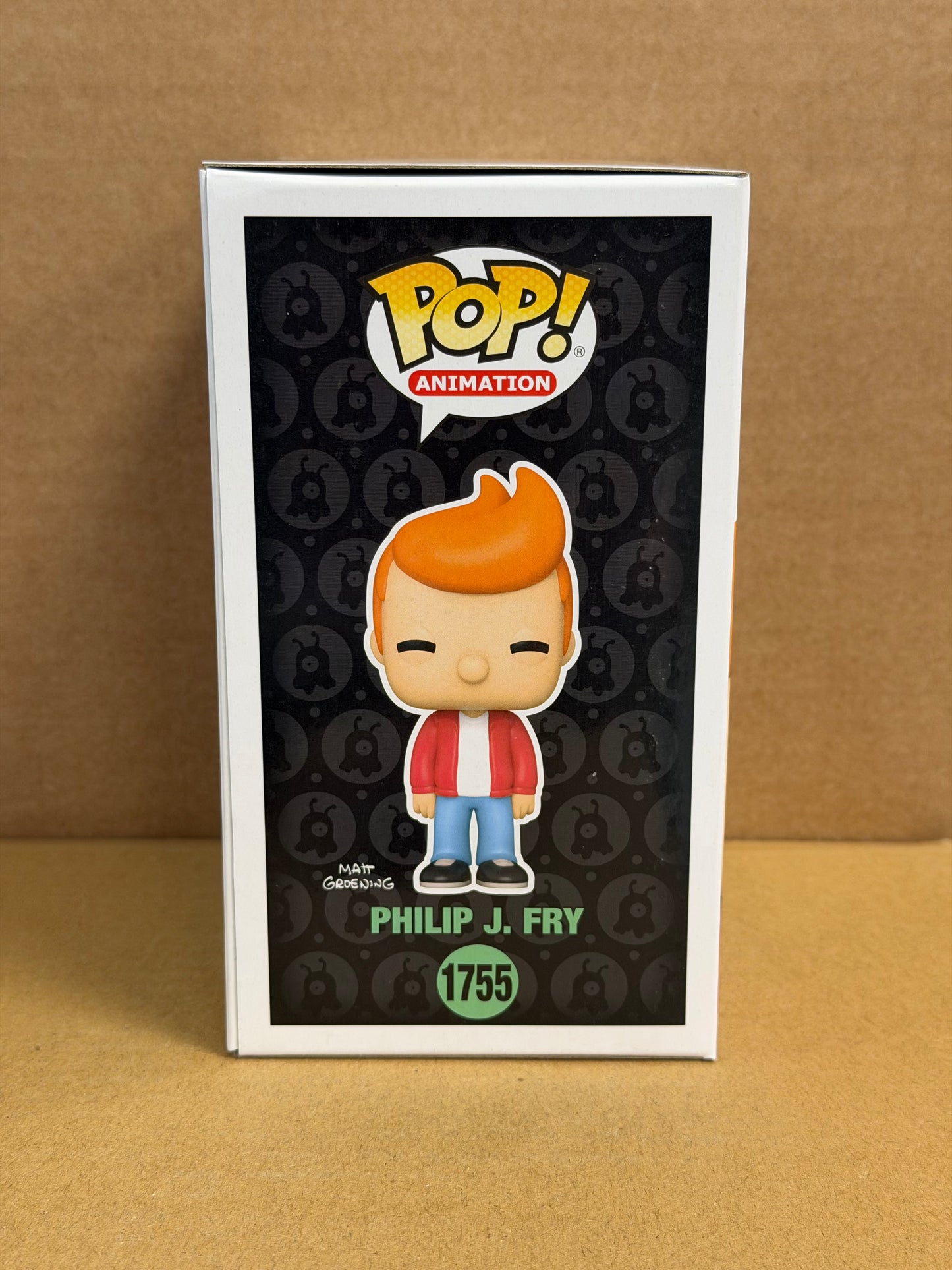 Funko Pop! Animation Futurama Philip J. Fry Signed Billy West COA #1755