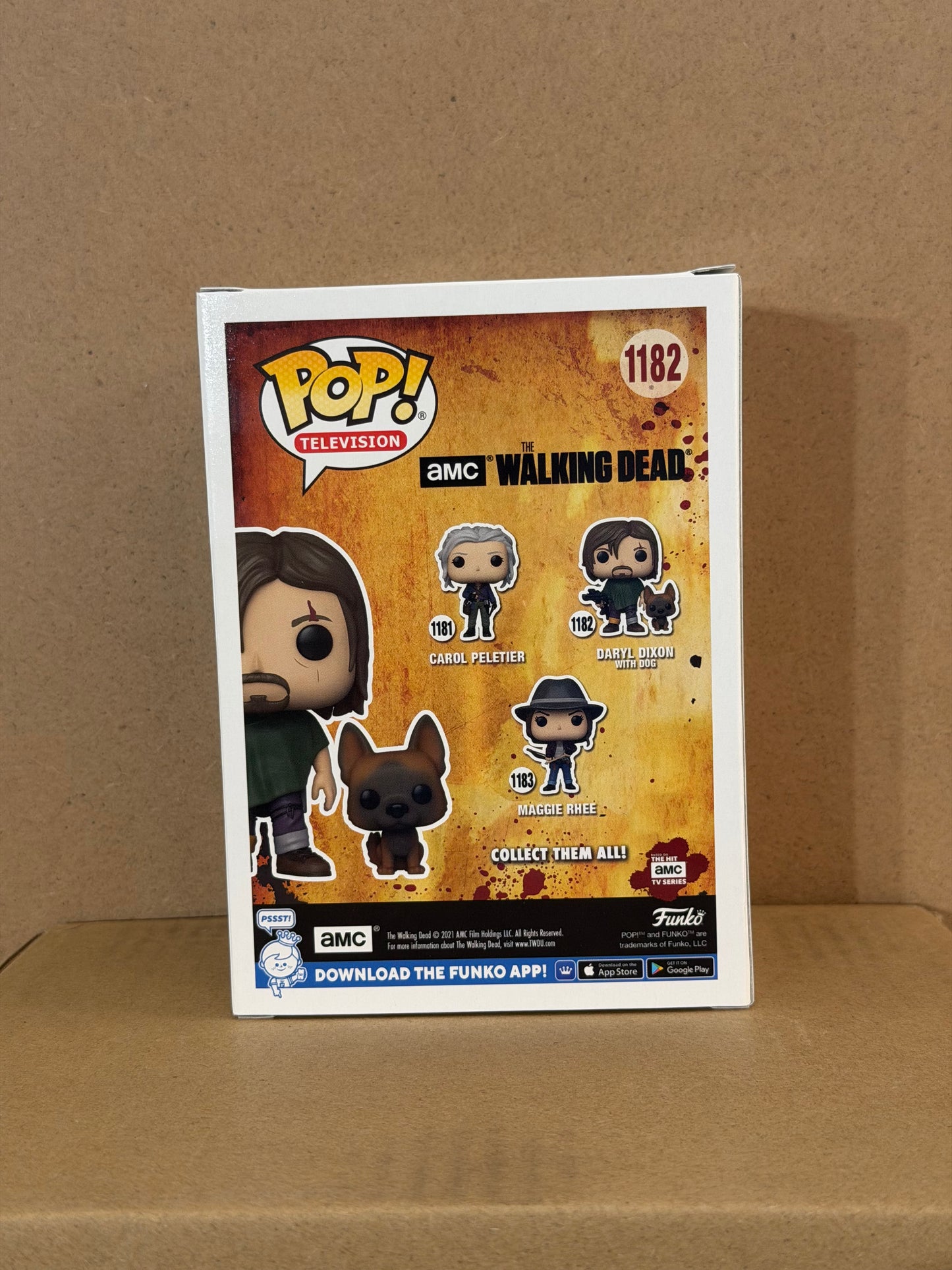 Funko Pop! Television The Walking Dead Daryl Dixon Signed Norman Reedus COA #1182