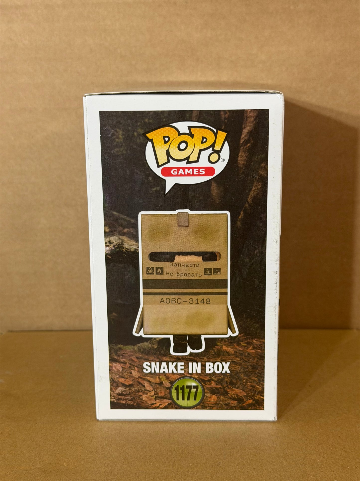 Funko Pop! Games Metal Gear Snake In Box Signed David Hayter #1177