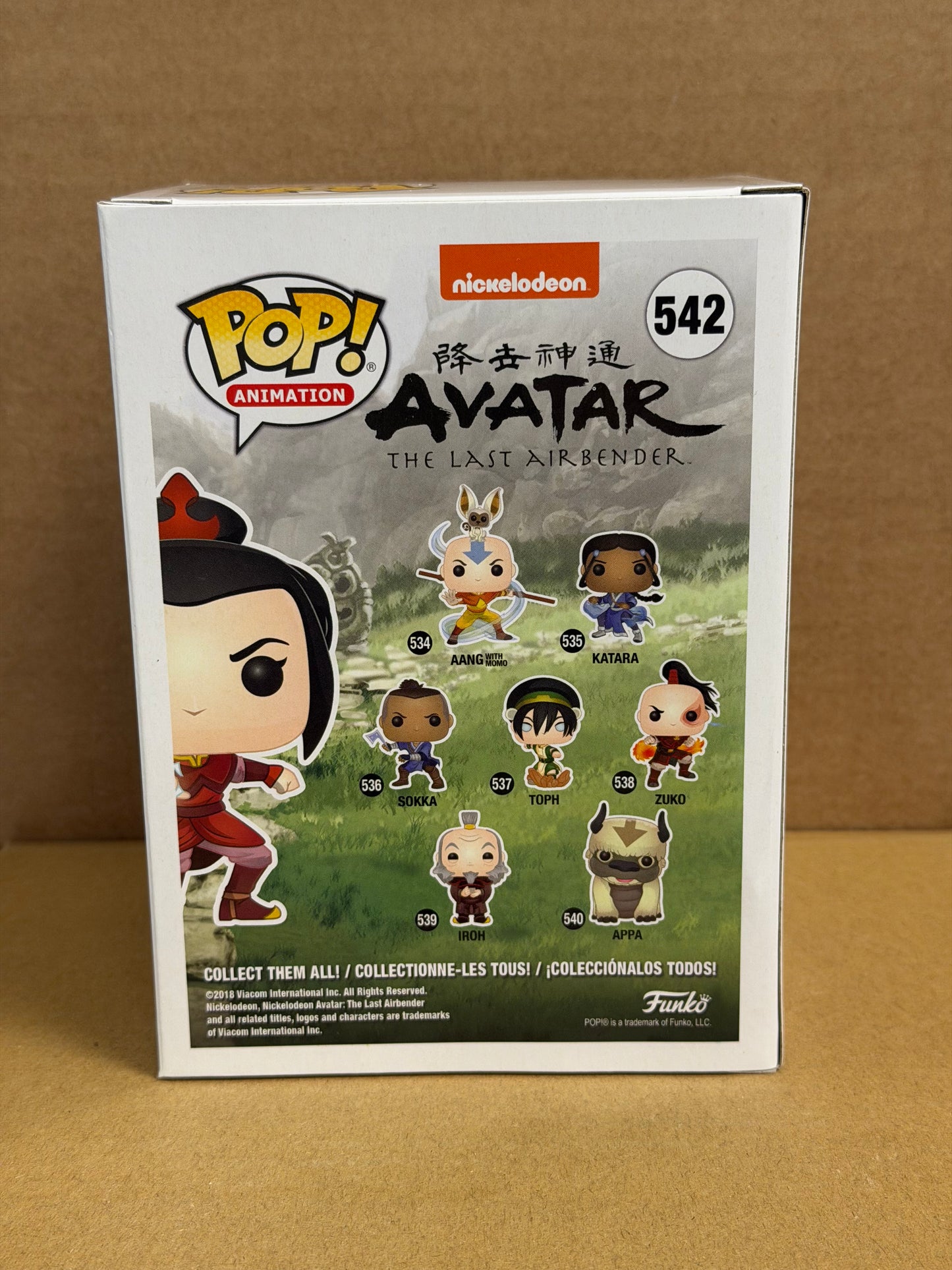 Funko Pop! Anime Avatar The Last Airbender Azula Signed Grey DeLisle COA #542