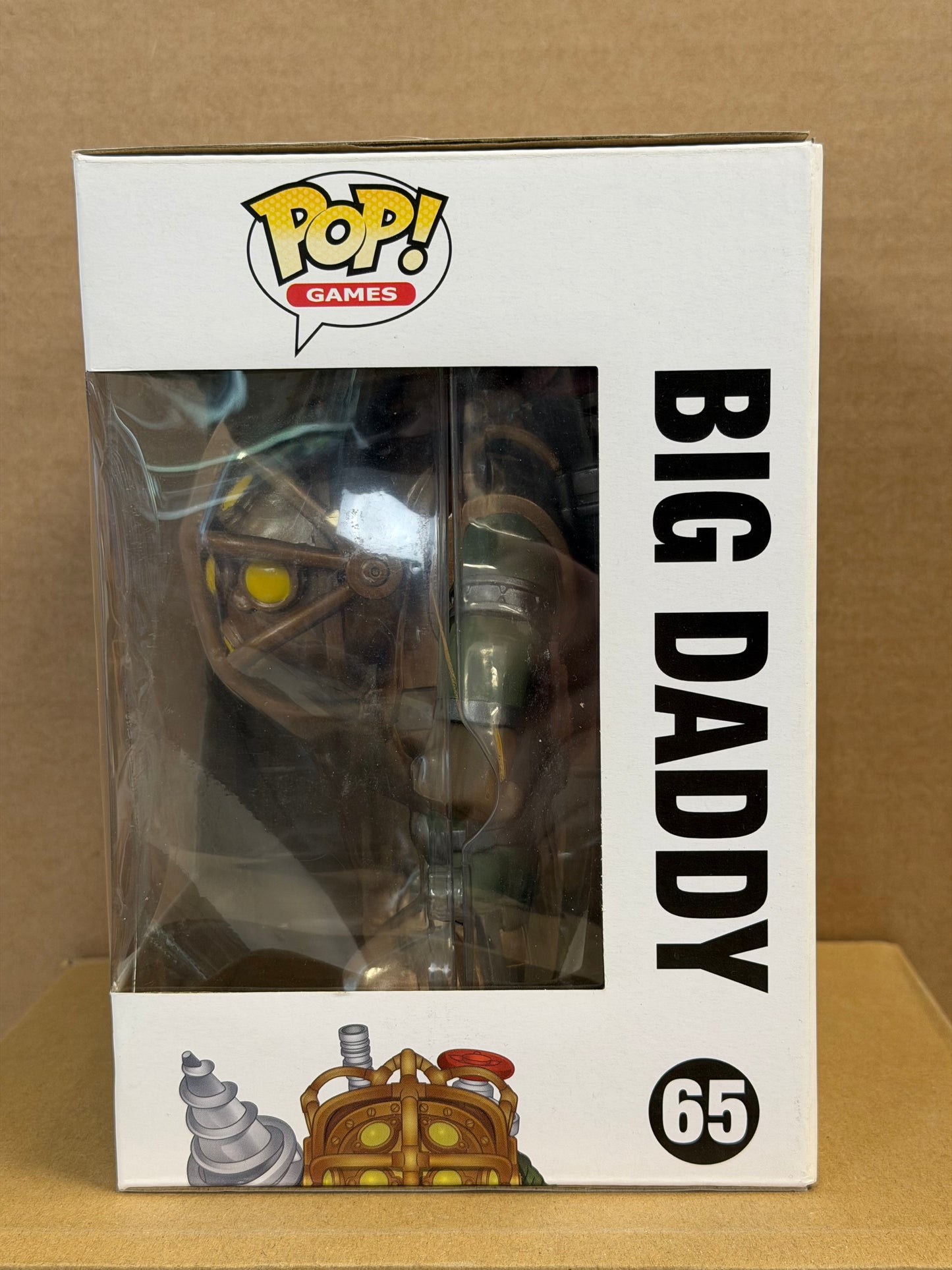 Funko Pop! Games Bioshock Big Daddy #65 Free Protector