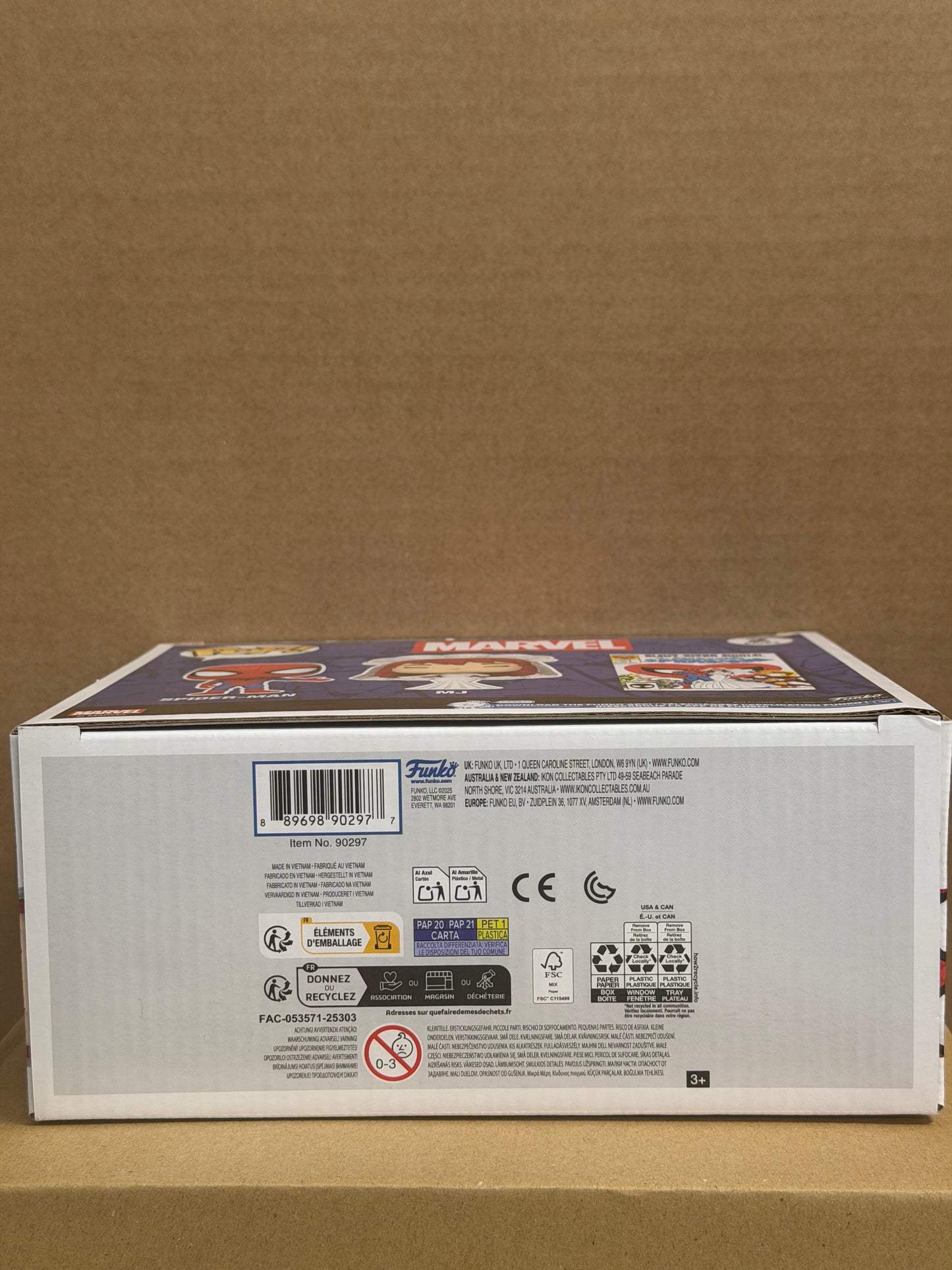 Funko Pop! Marvel Spider-Man And MJ 2 Pack + Free Protector!