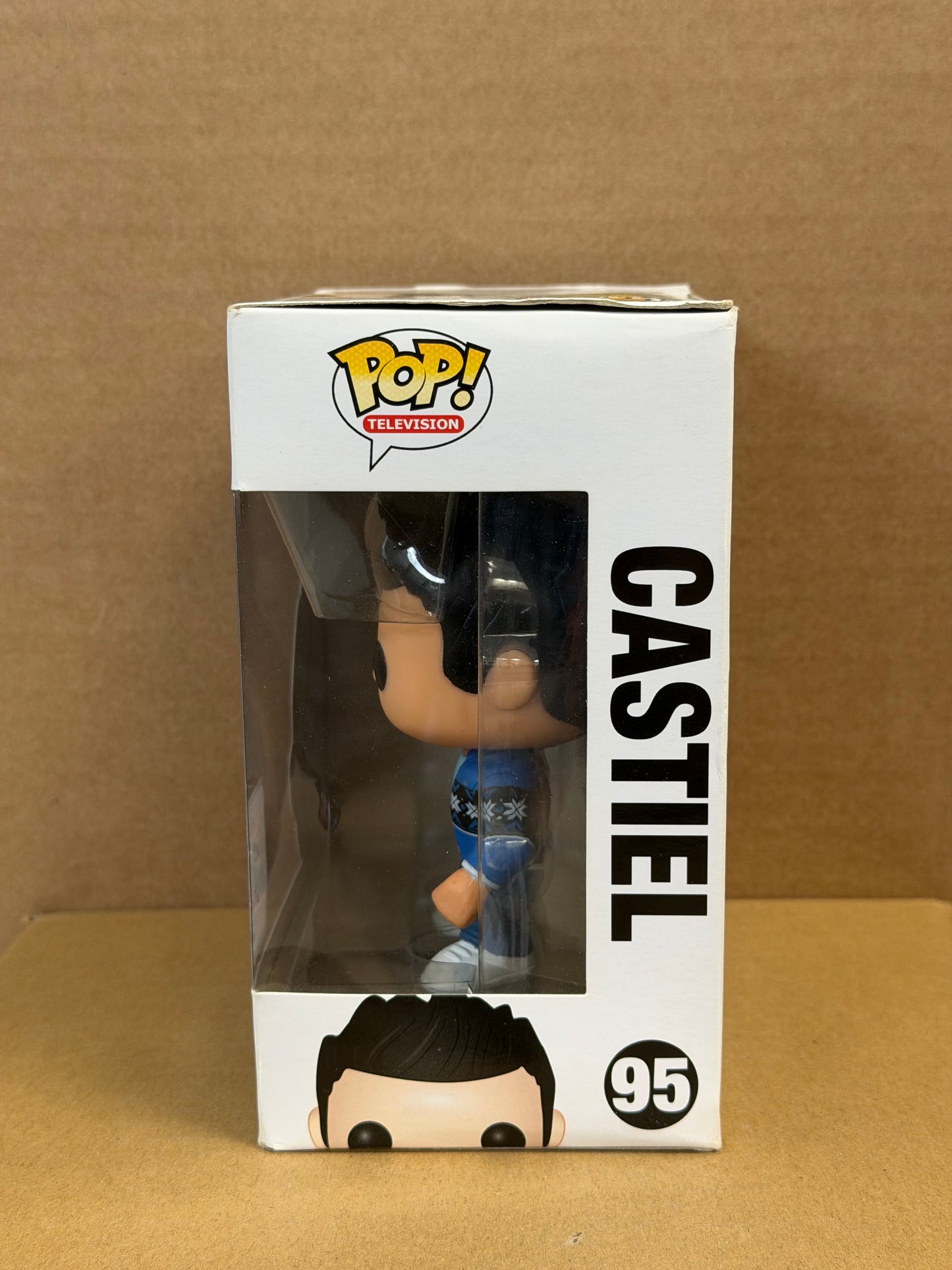 Funko Pop! Television Supernatural Castiel (French Mistake) #95 2015 SDCC Physical Sticker