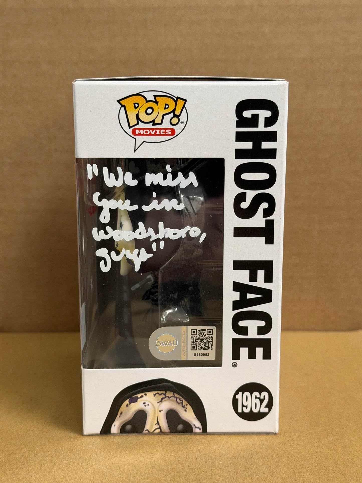 Funko Pop! Movies Scream Ghost Face Signed Heather Mattarazo ‘Martha Meeks’ COA #1962
