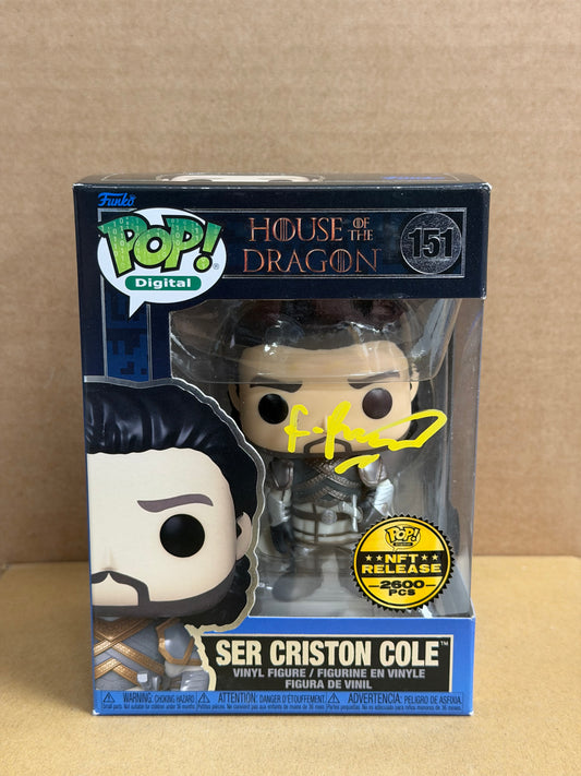 Funko Pop! Digital Television House Of The Dragon Ser Criston Cole Signed Fabian Frankel COA #151