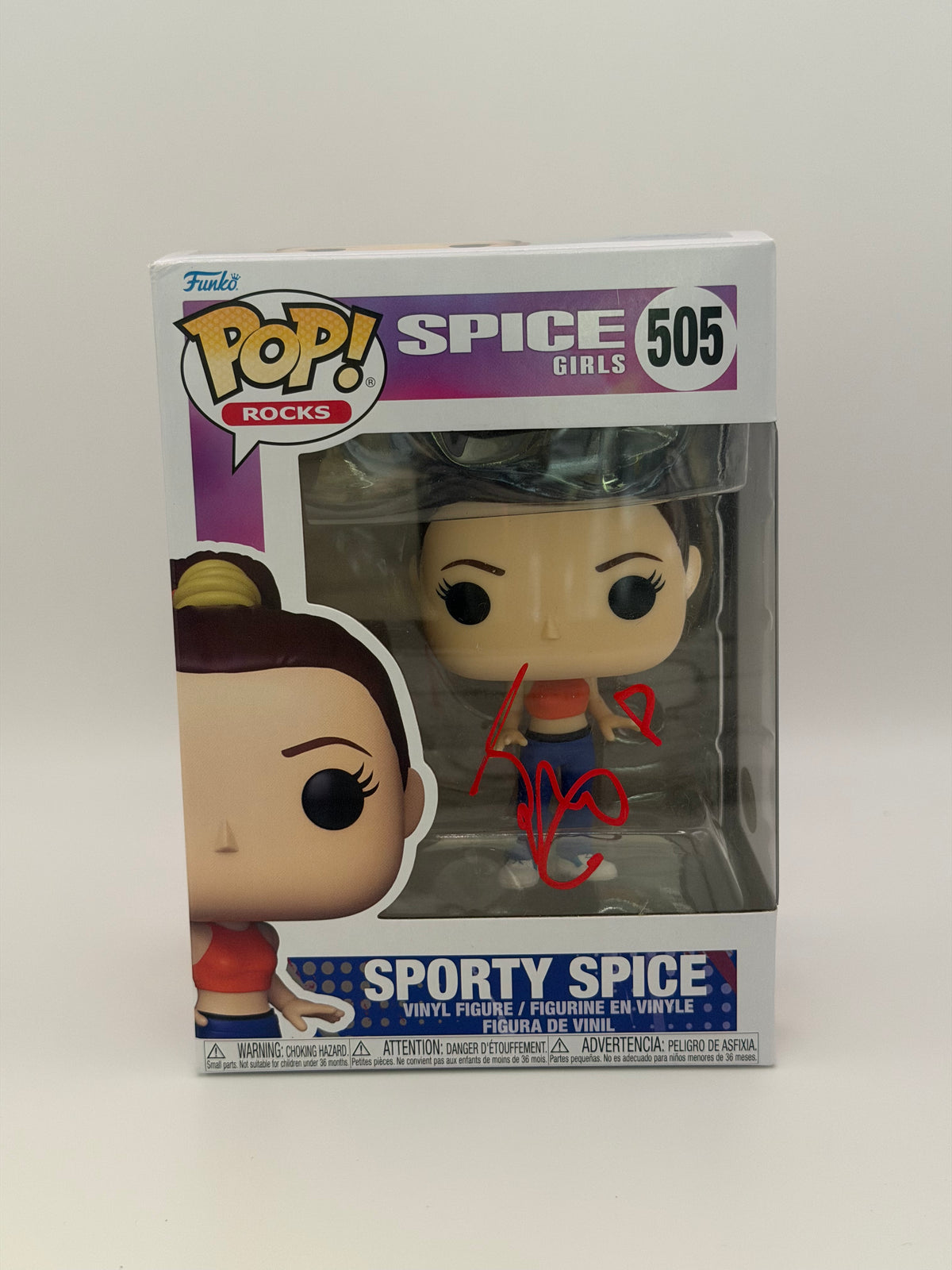 Funko Pop! Rocks Spice Girls Sporty Spice Signed Mel C COA #505