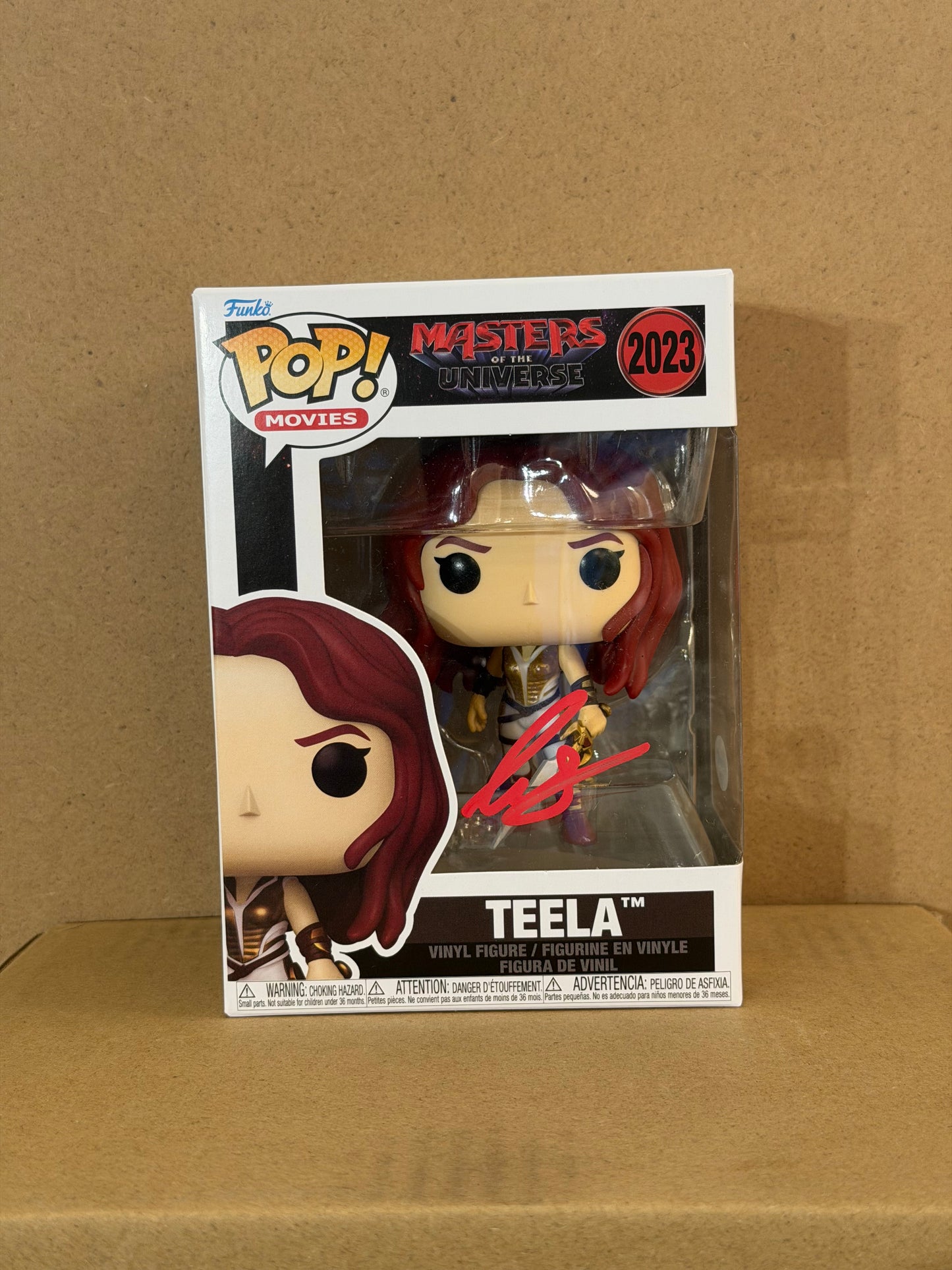 Funko Pop! Movies Masters Of The Universe Teela Signed Camilla Mendez COA #2023