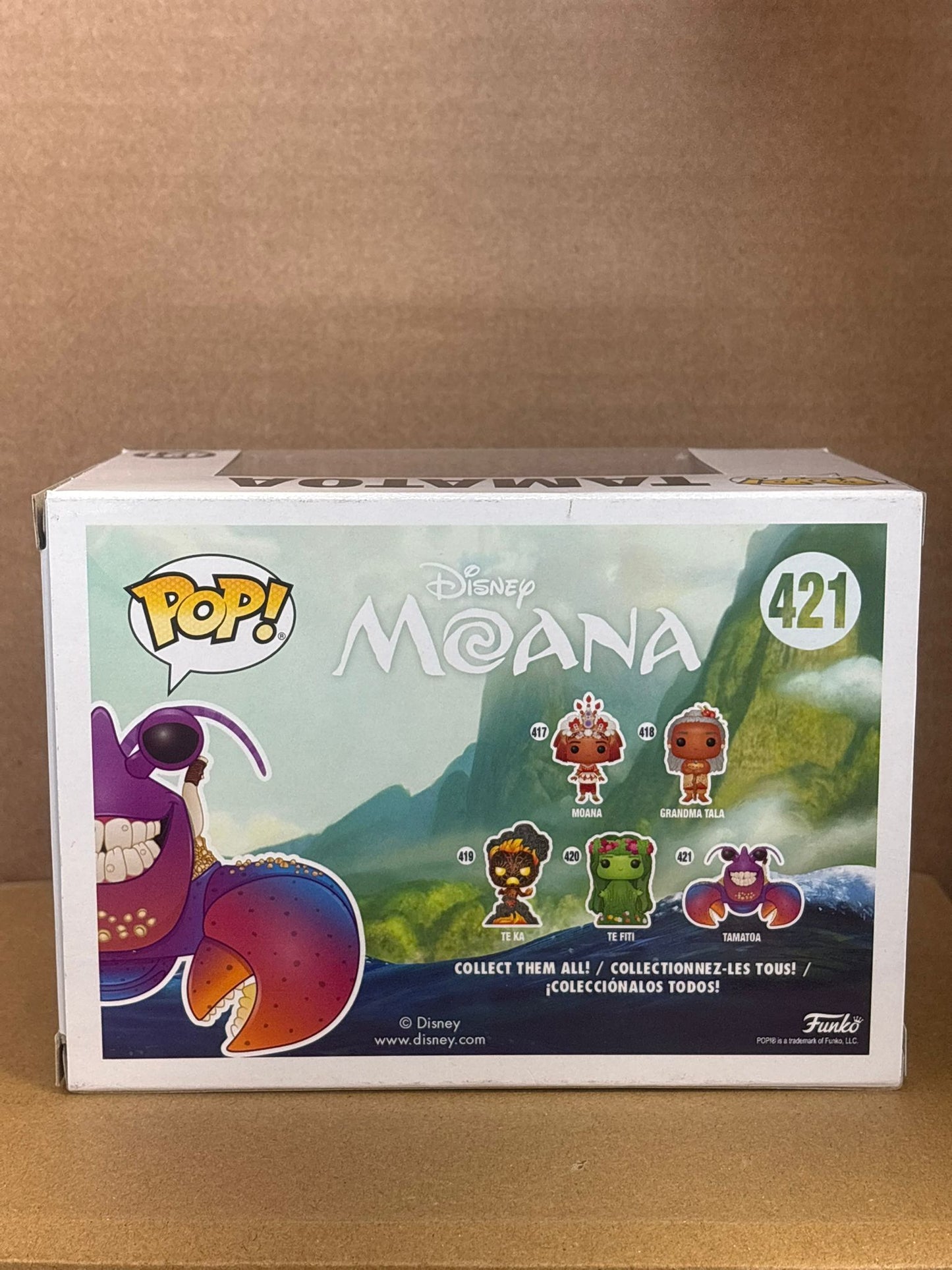 Funko Pop! Disney Moana Tamatoa #421 Free Protector