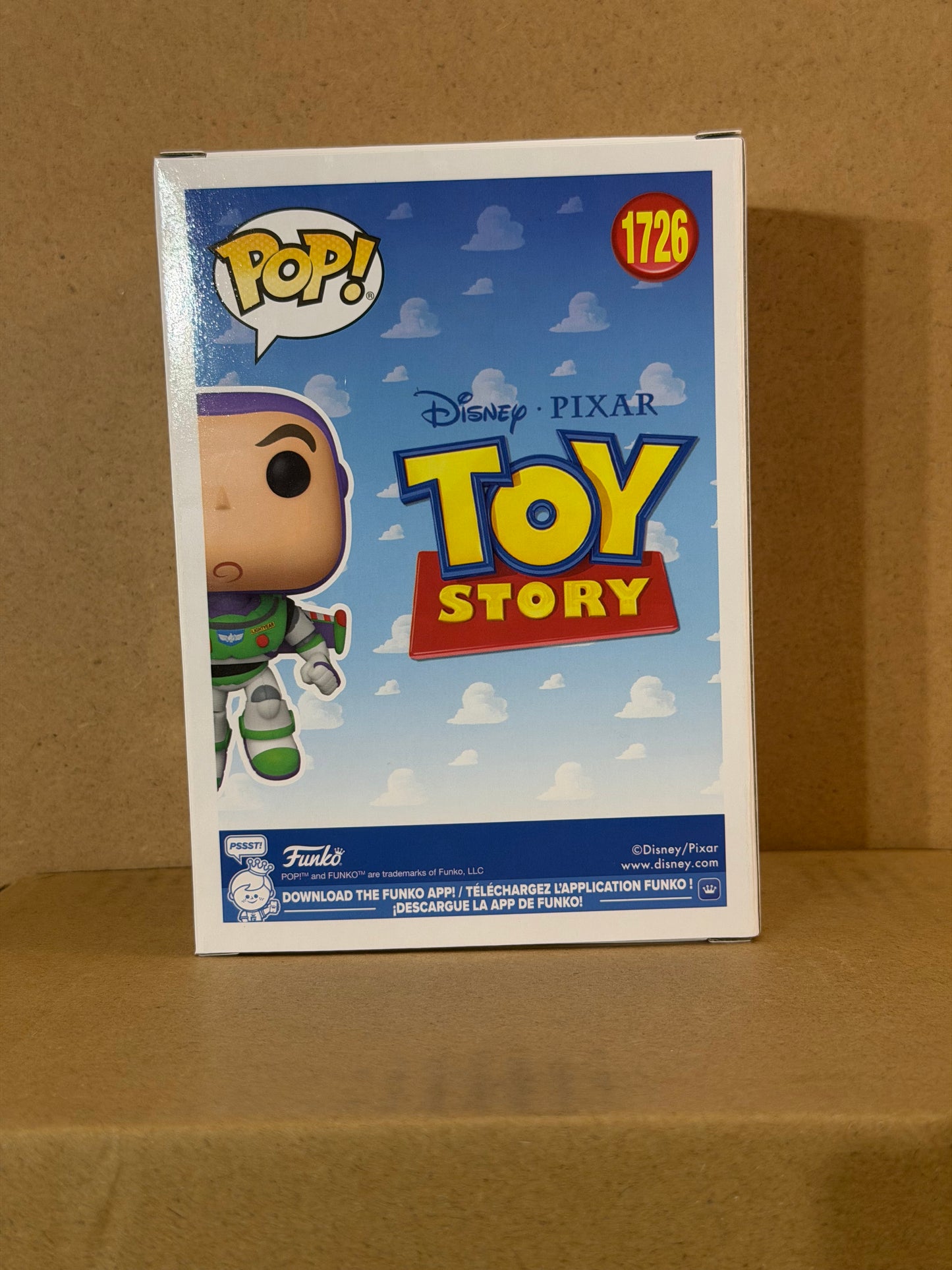 Funko Pop! Disney Toy Story Buzz Lightyear Signed Tim Allen COA #1726