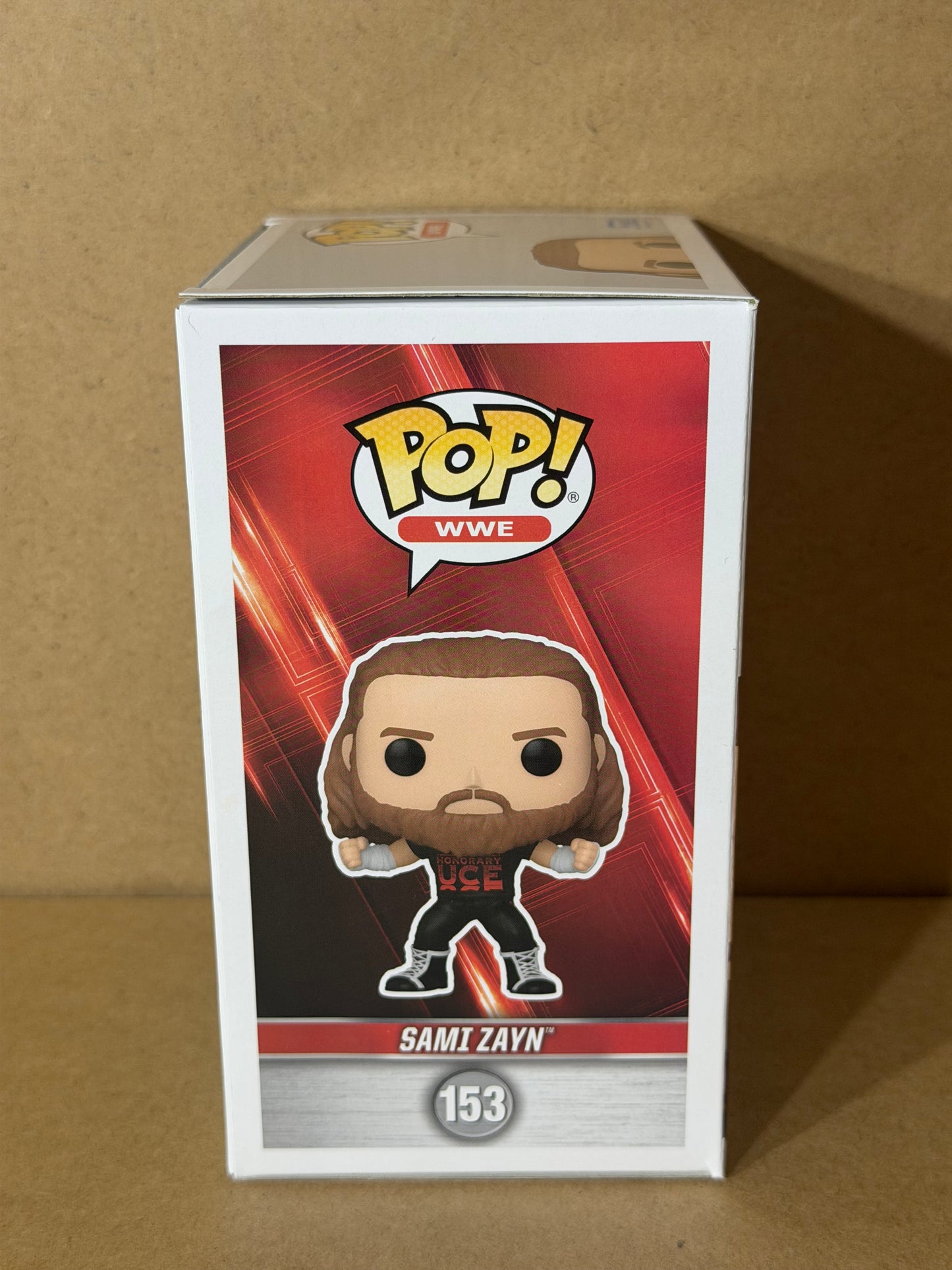 Funko Pop! WWE Sami Zayn Signed COA #153 Free Protector