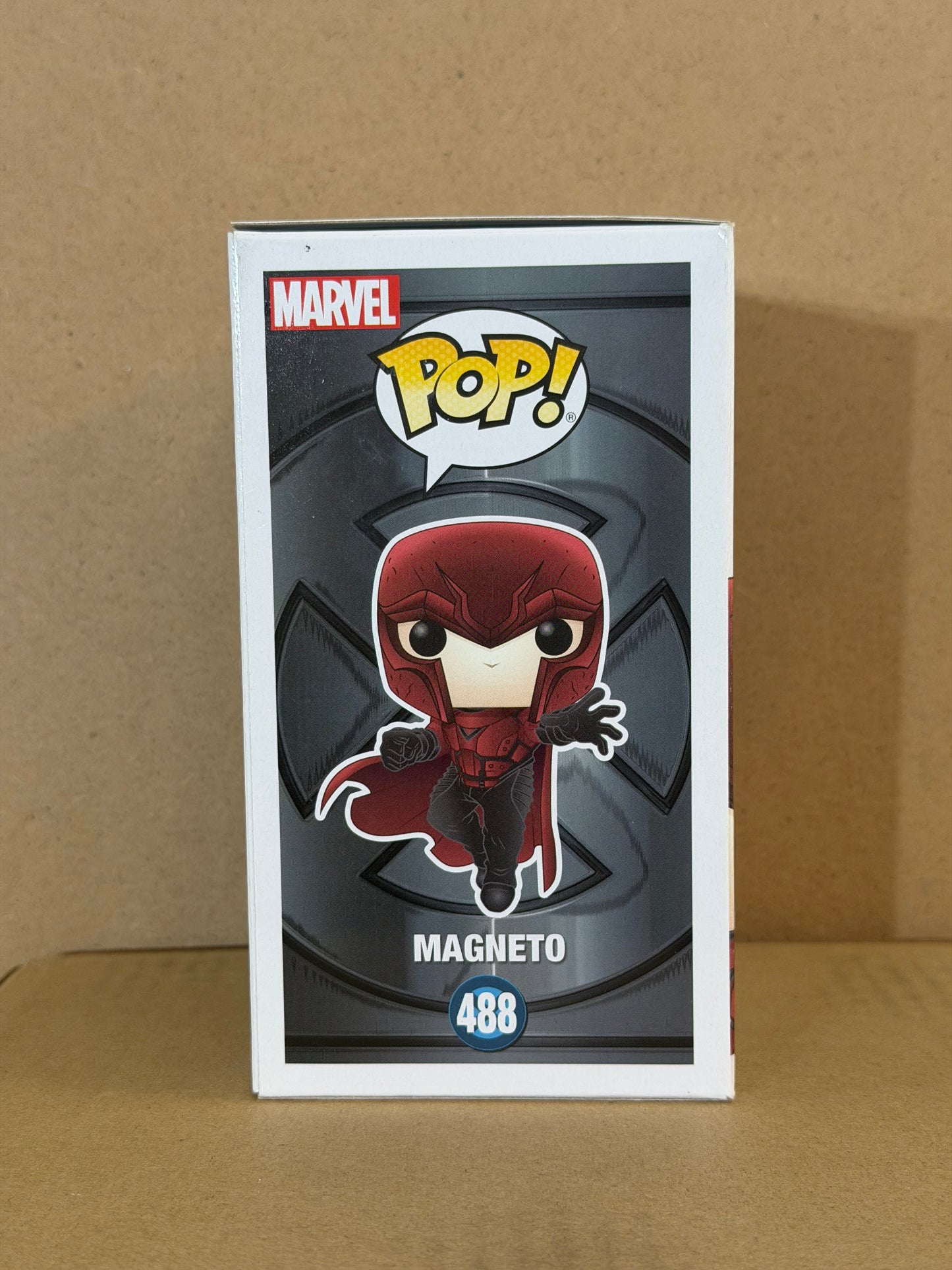 Funko Pop! Marvel X-Men Magneto Signed Michael Fassbender COA #488