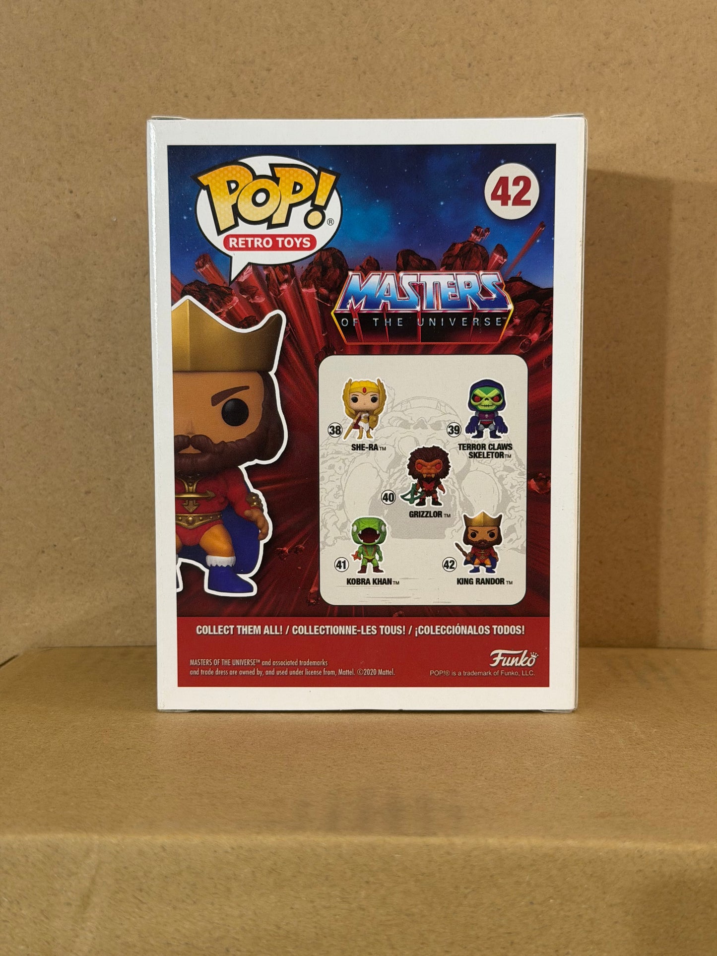 Funko Pop! Movies Masters Of The Universe King Randor Signed James Purefoy COA #42
