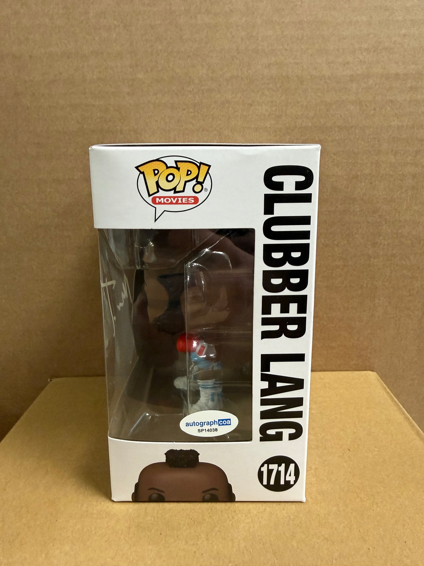 Funko Pop! Movies Clubber Lang Signed Mr.T COA #1714 WS