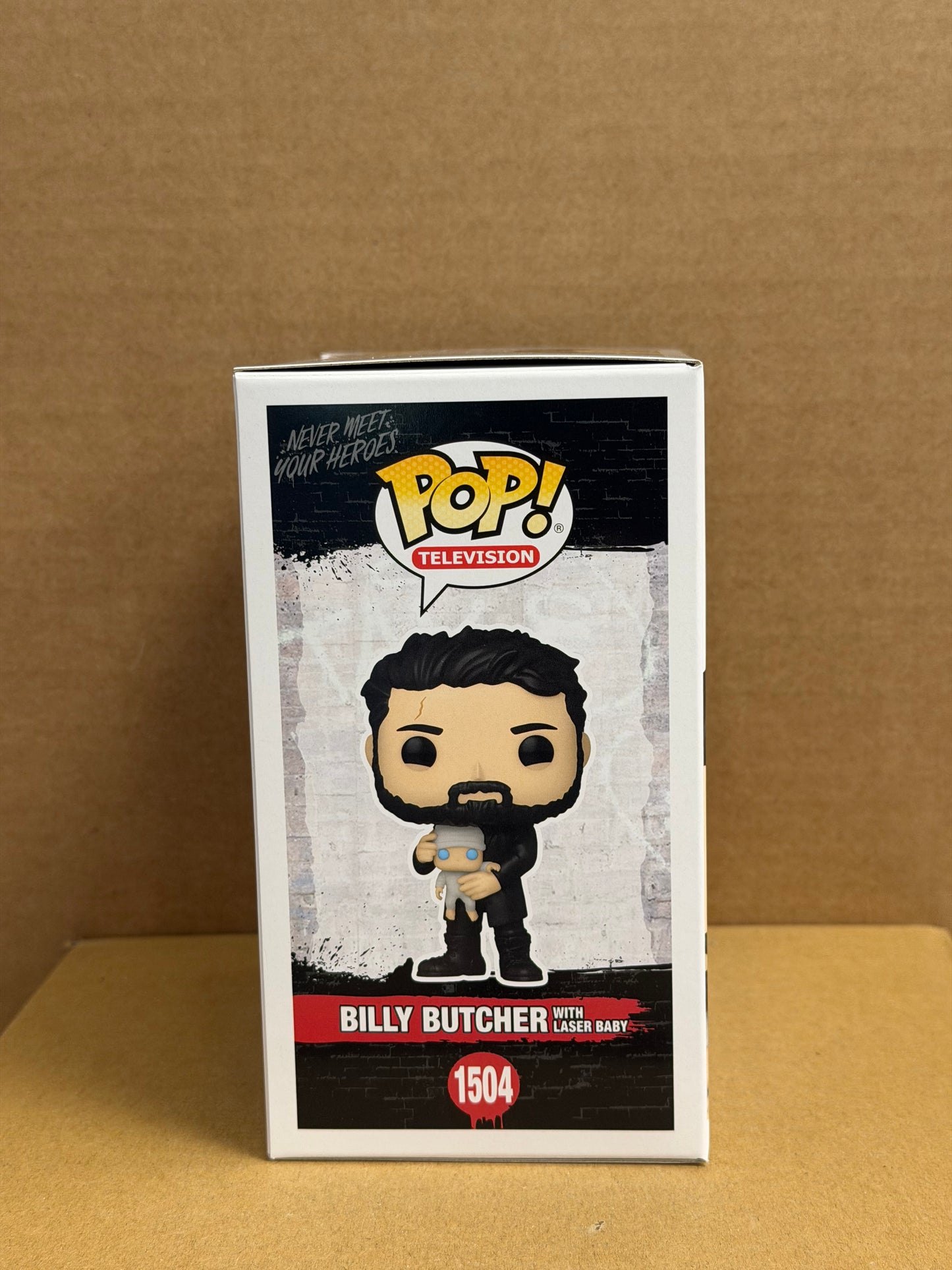 Funko Pop! Television The Boys Billy Butcher Signed Karl Urban COA #1504 WS