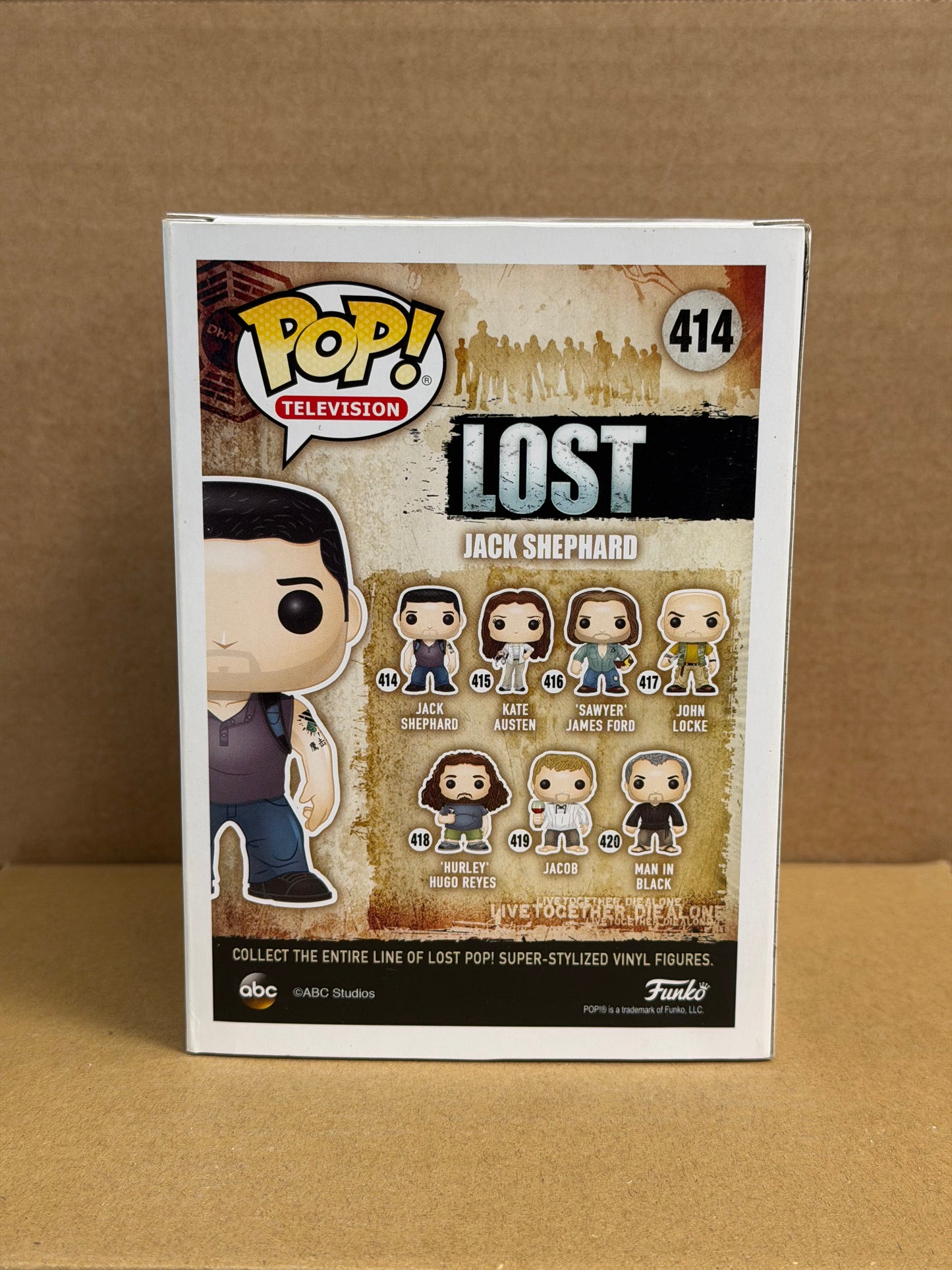 Funko Pop! Television Lost Jack Shepherd Signed Matthew Fox COA #414 MagStack Included