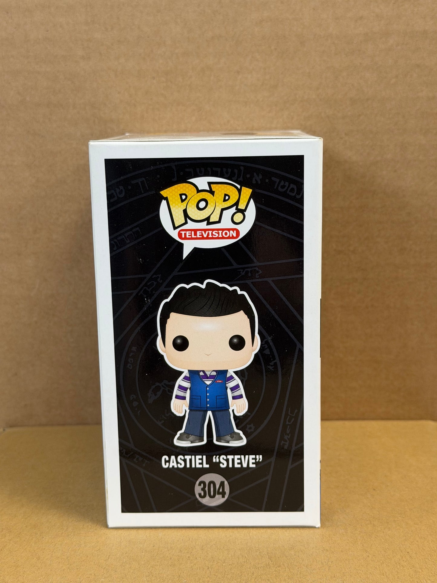 Funko Pop! Television Supernatural Castiel “Steve” #304 Slight Front Faded