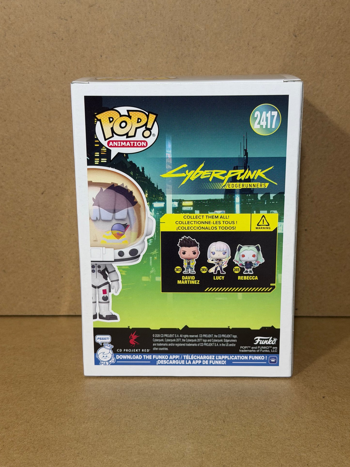 Funko Pop! Animation Cyberpunk Edgerunners Lucy #2417 SDCC Exclusive