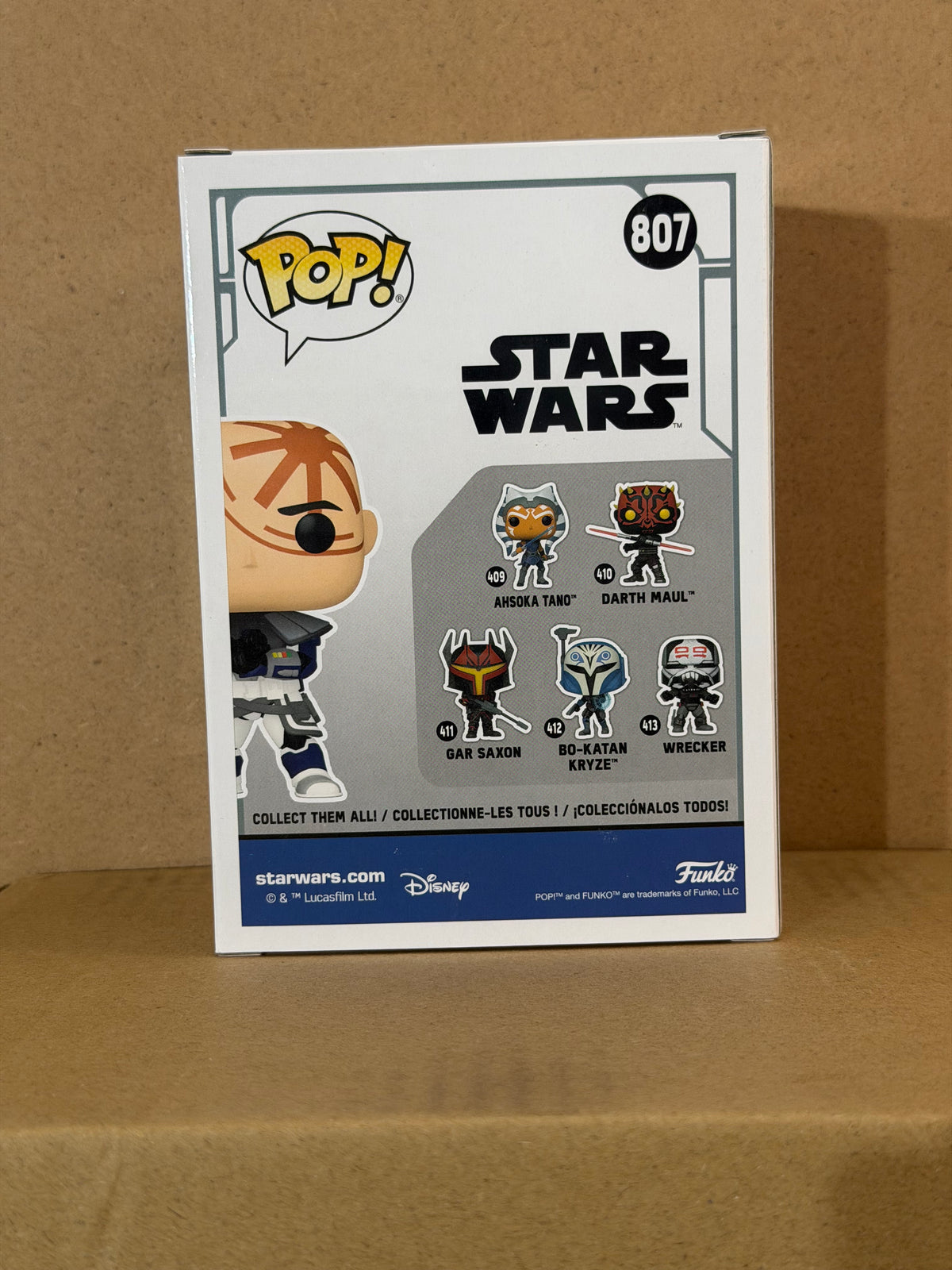 Funko Pop! Star Wars Arc Trooper Jesse Signed Dee Baker COA #807