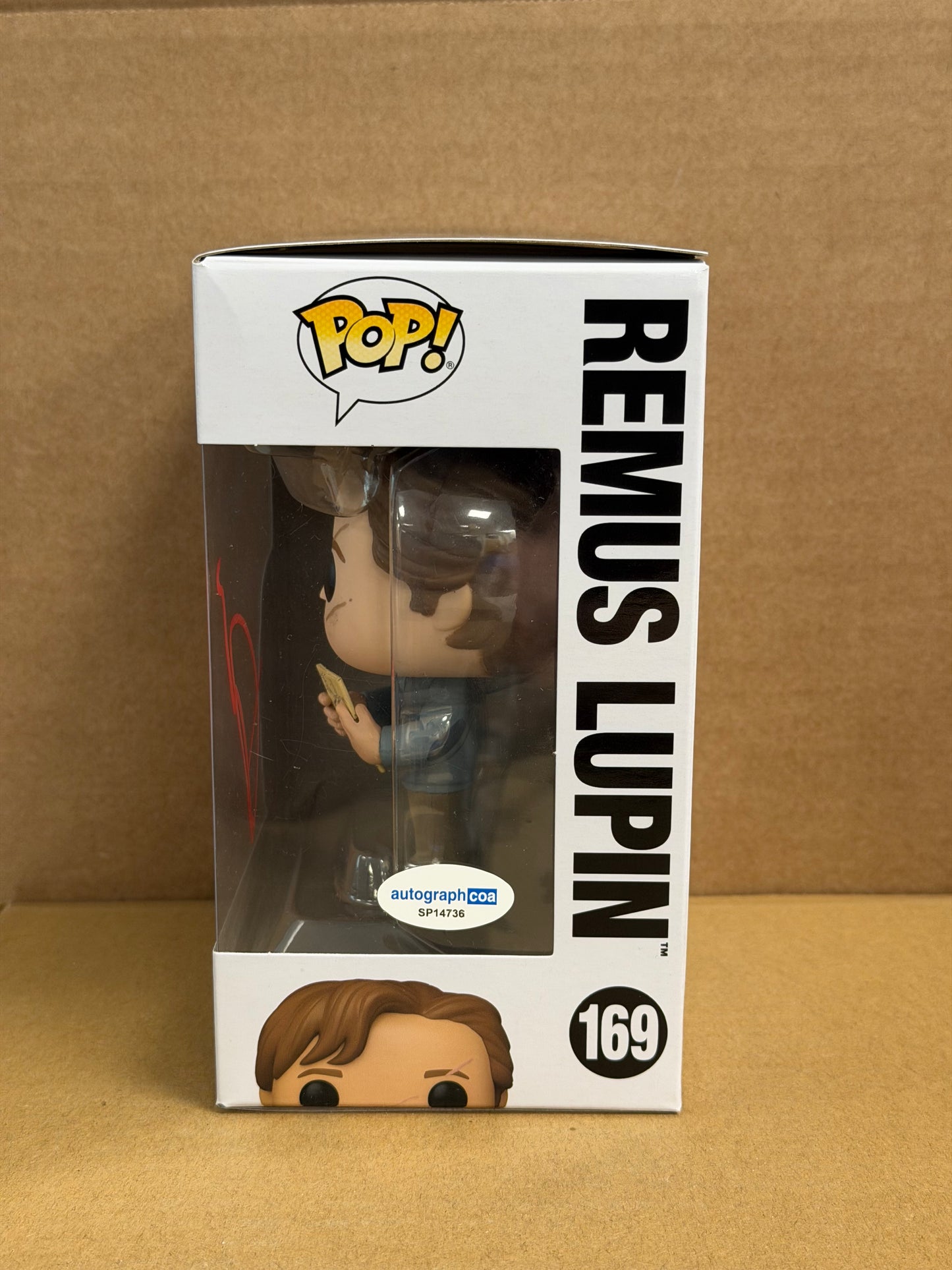 Funko Pop! Harry Potter Remus Lupin Signed David Thewlis COA #169