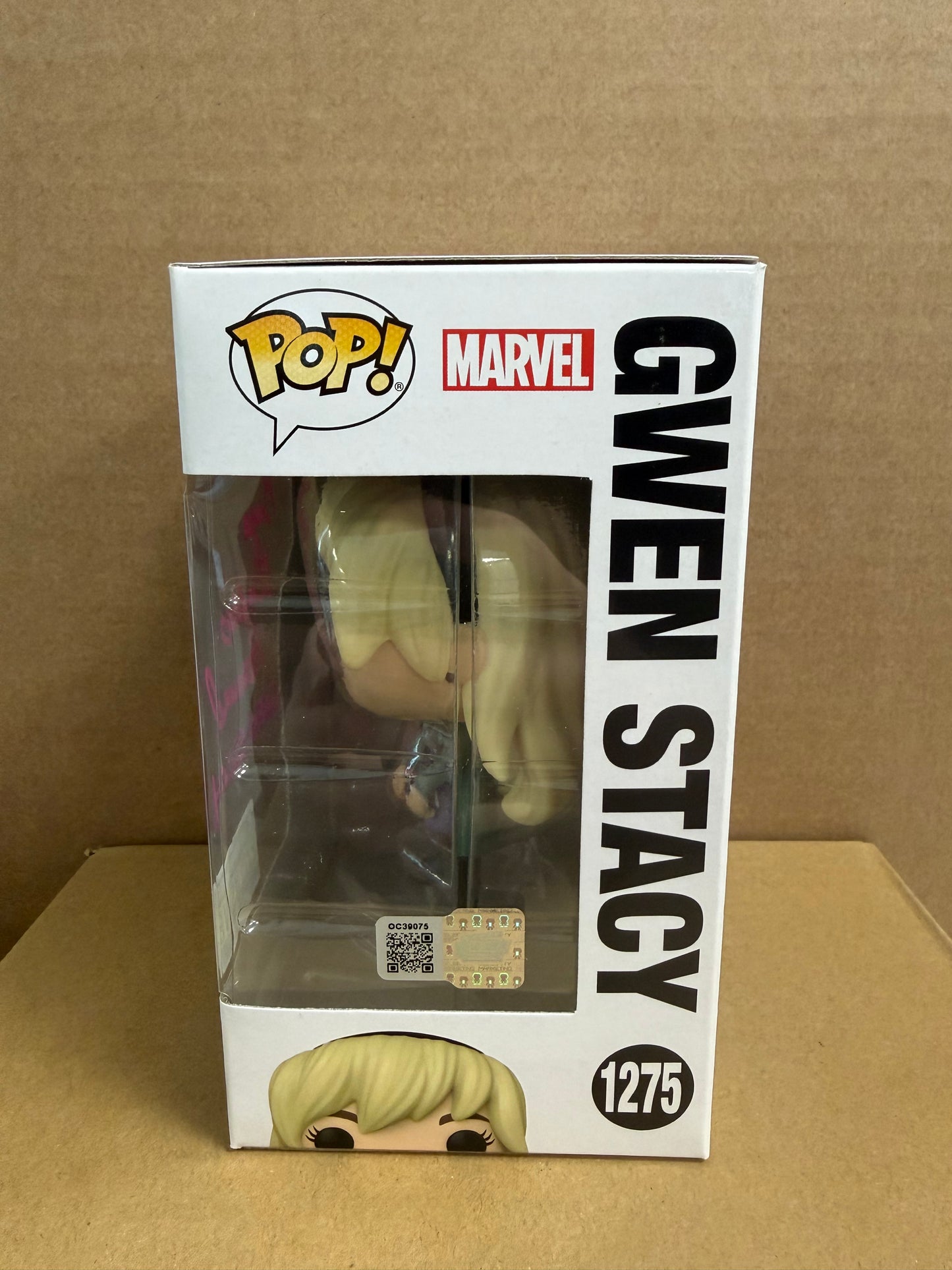 Funko Pop! Marvel Gwen Stacy Signed Bruce Dallas Howard #1275 COA
