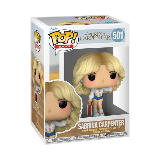Funko Pop! Rocks Sabrina Carpenter (Manchild) #501 Free Protector