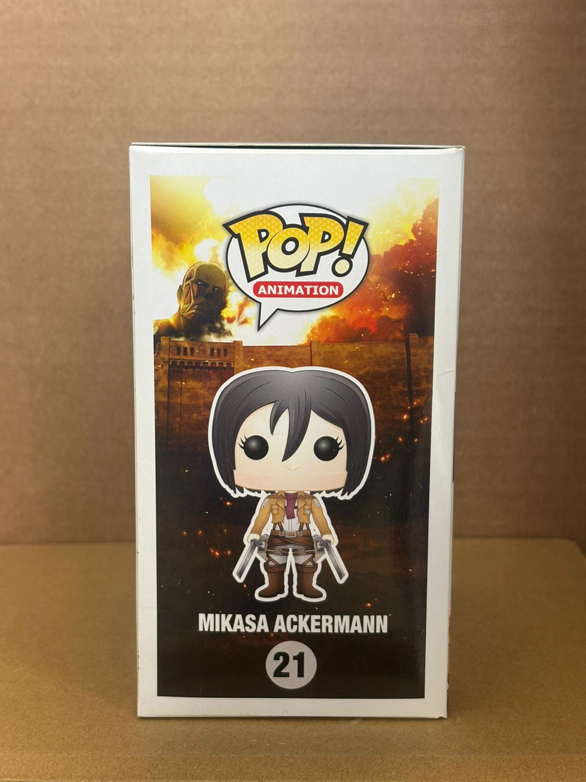 Funko Pop! Anime Attack On Titan Mikasa Ackermann #21 Vaulted