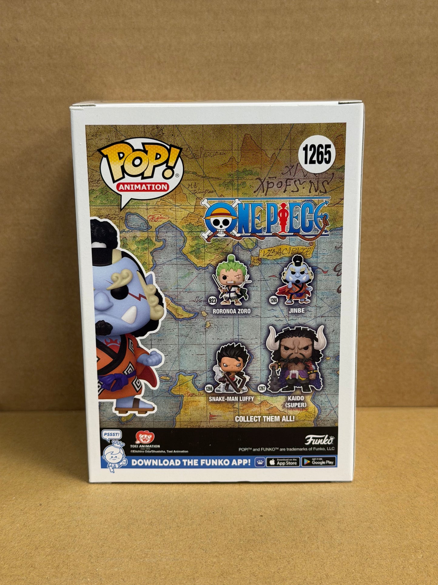Funko Pop! Anime One Piece Jinbe Chase #1265 Free Protector
