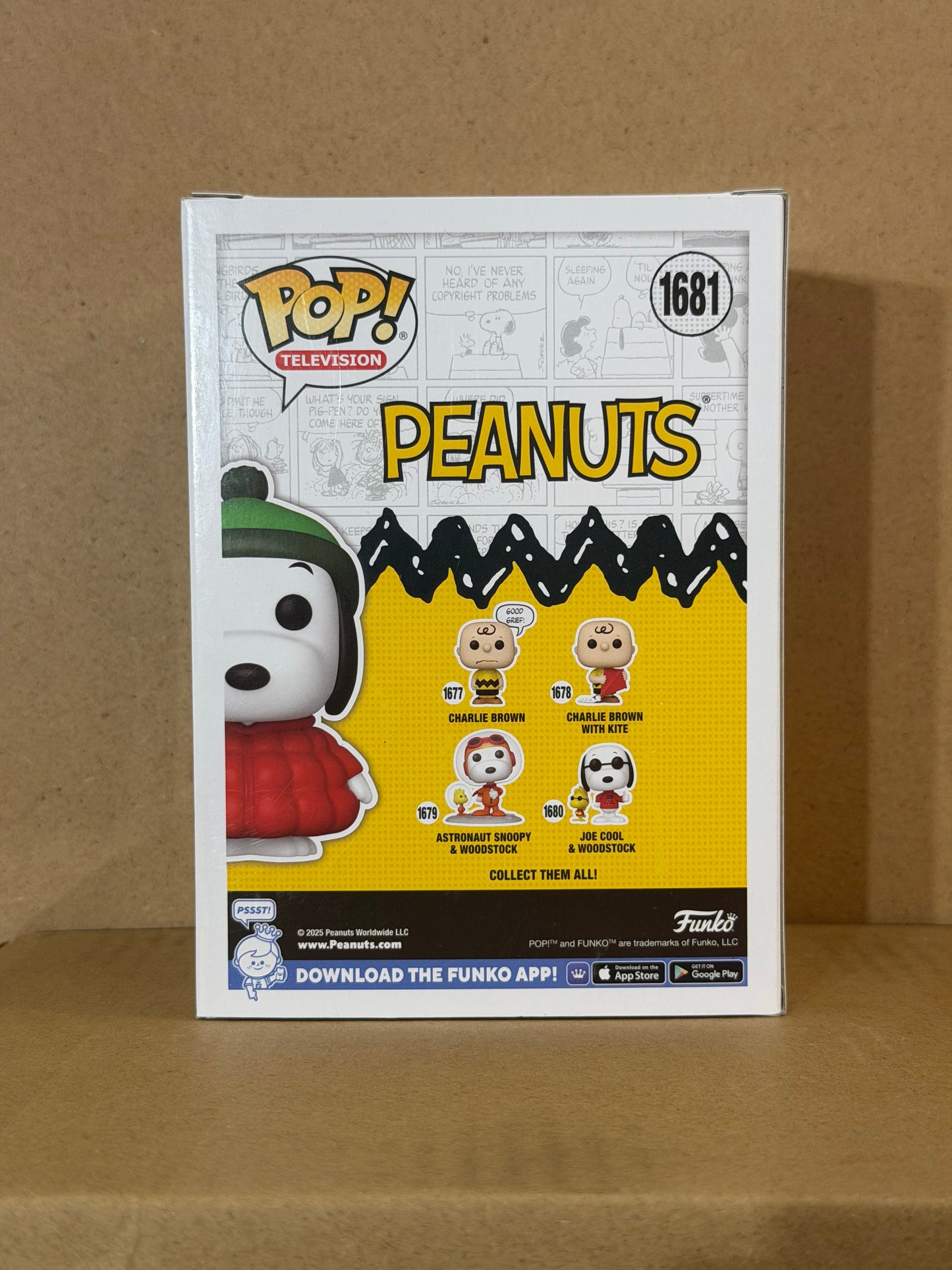 Funko Pop! Television Snoopy Signed Cam Clarke COA #1681