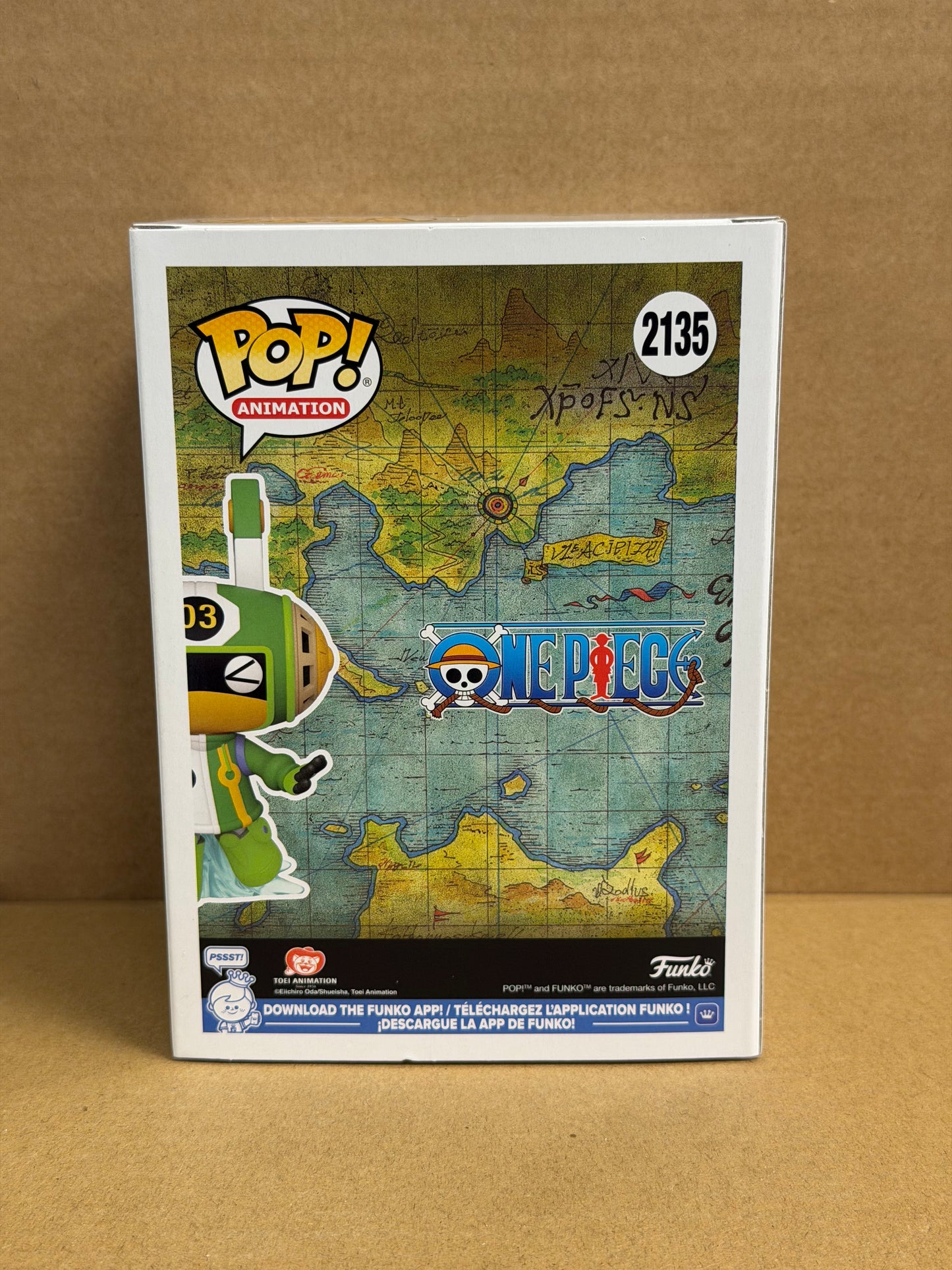 Funko Pop! Anime One Piece Edison #2135 Exclusive Free Protector