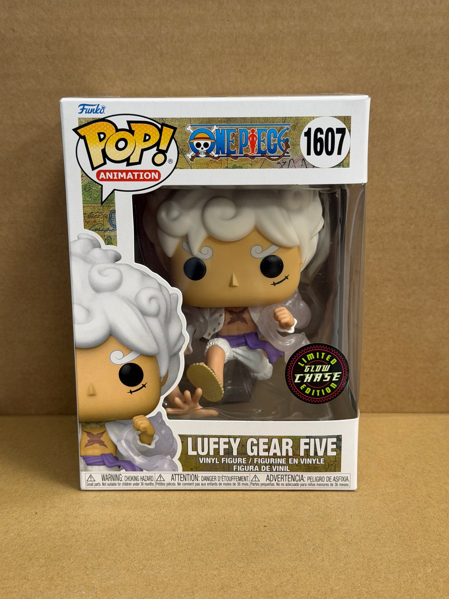 Funko Pop! Anime One Piece Luffy Gear Five Glow Chase #1607