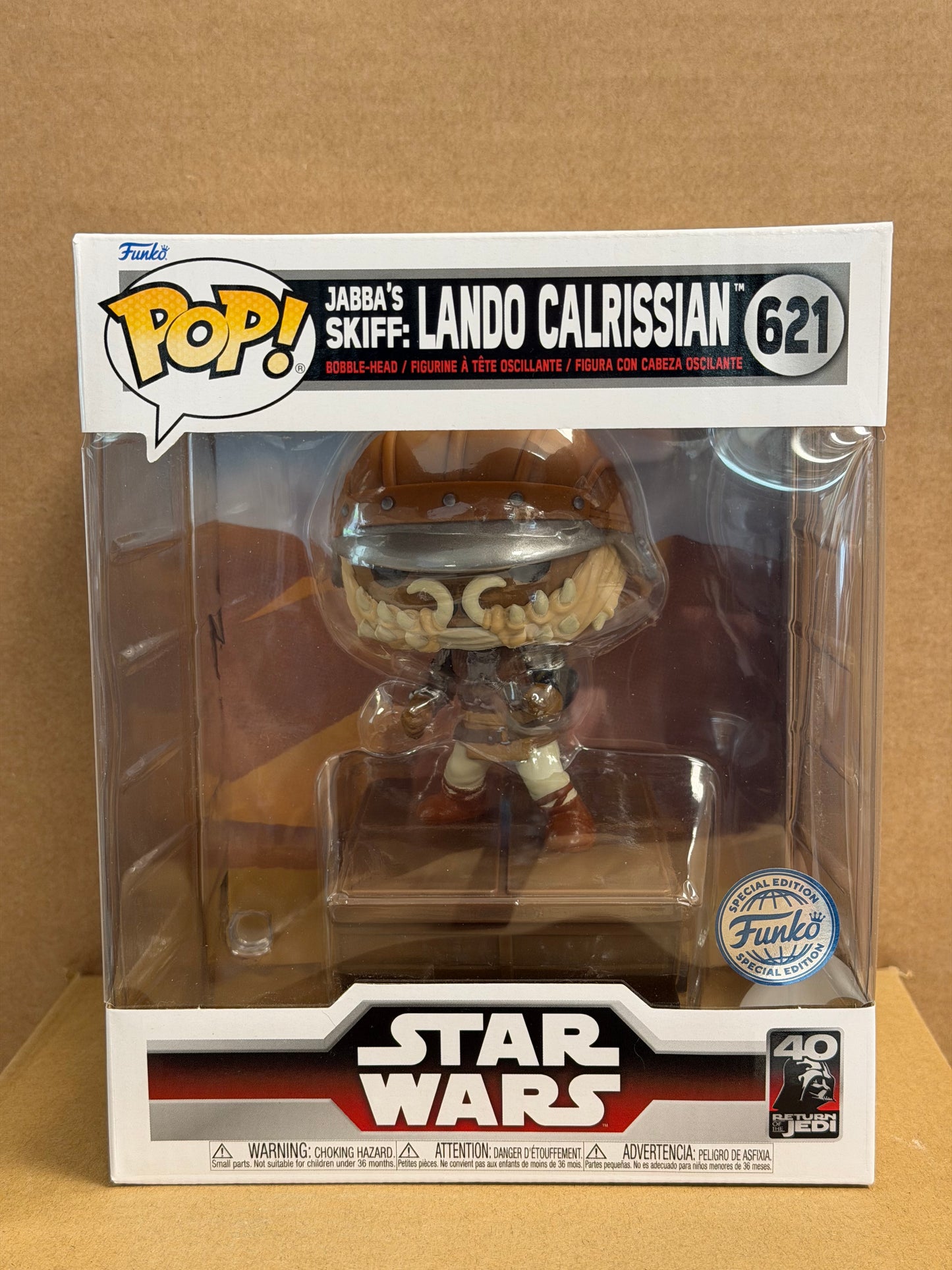 Funko Pop! Jabba’s Skiff: Lando Calrissian #621 Special Edition + Protector