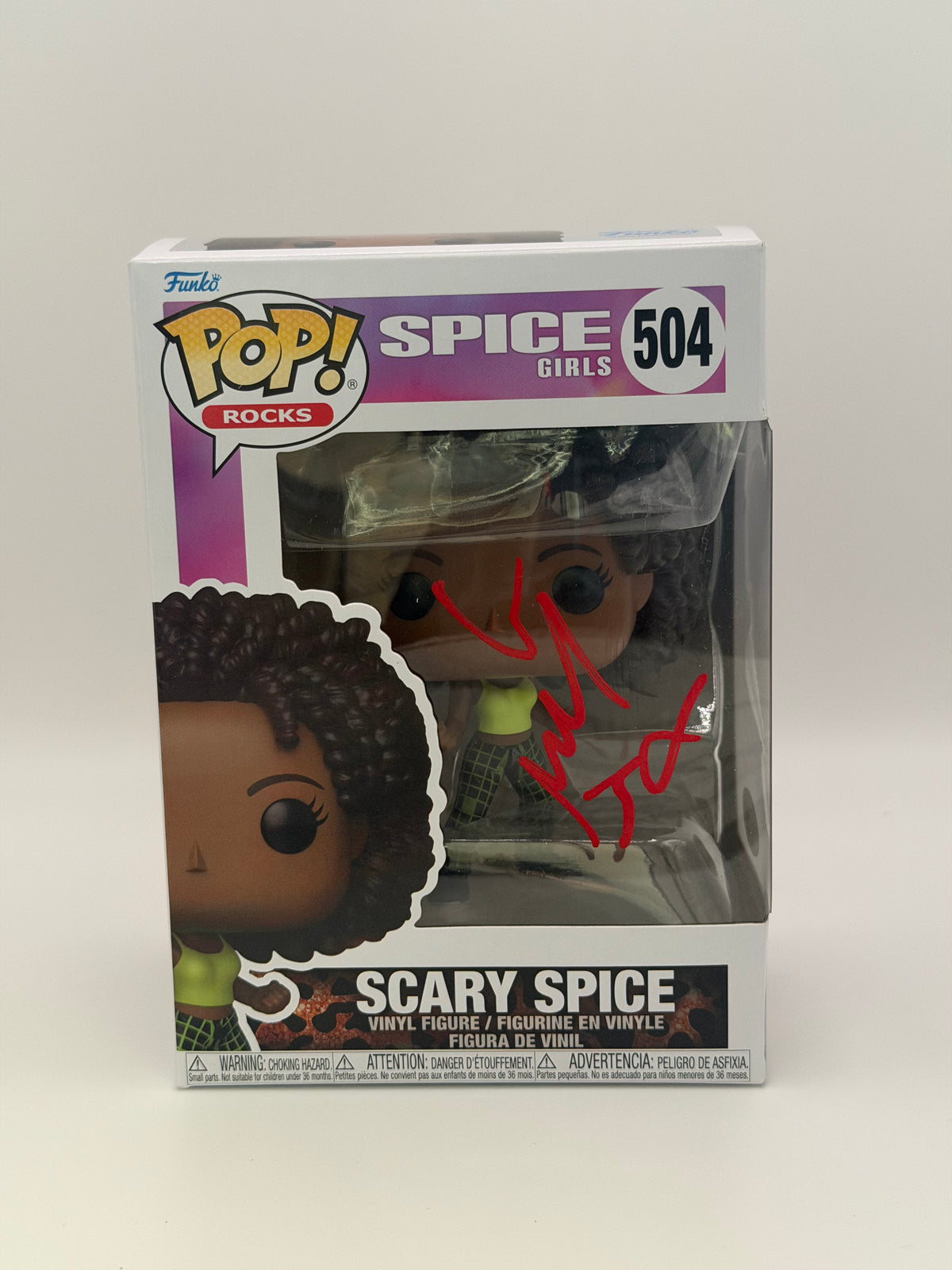 Funko Pop! Rocks Spice Girls Scary Spice Signed Mel B COA #504