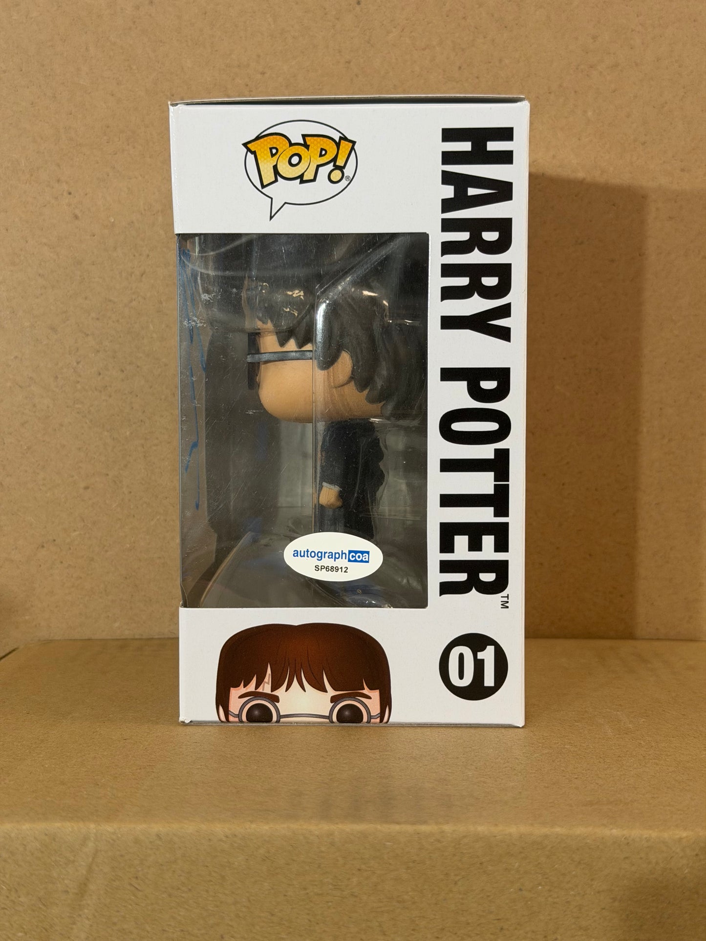 Funko Pop! Harry Potter Signed Daniel Radcliffe COA #01 Free Magnetic Stack
