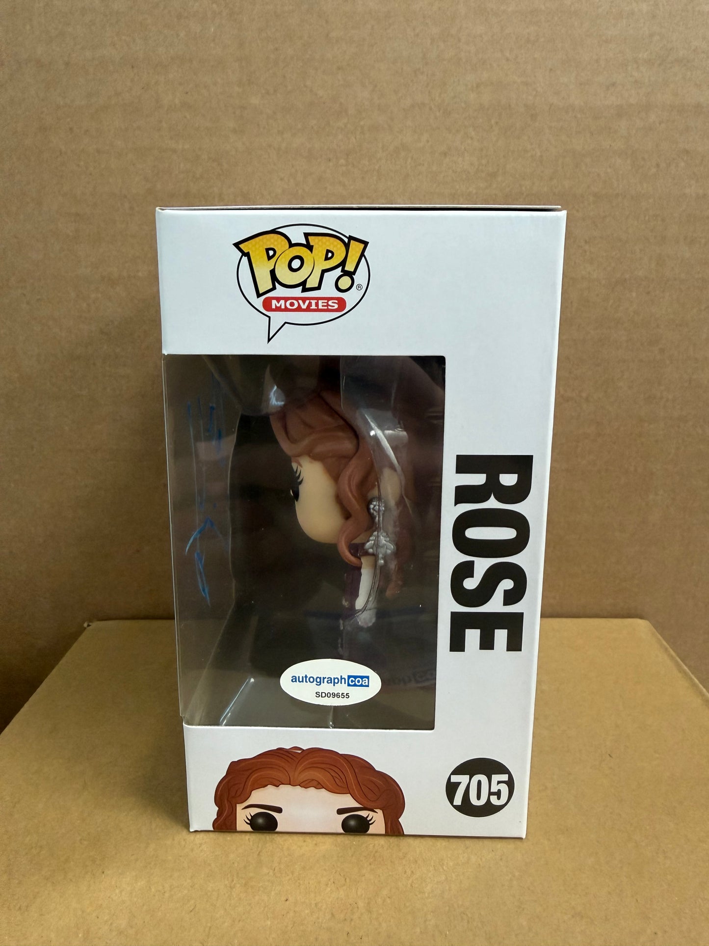 Funko Pop! Movies Titanic Rose Signed By Kate Winslet #705 COA WS