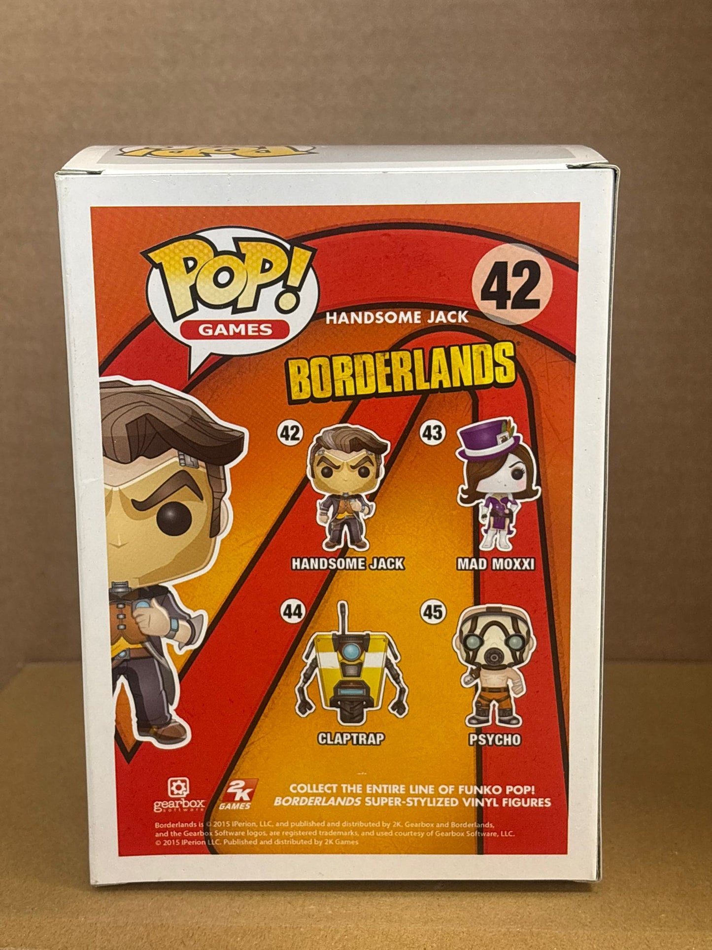 Funko Pop! Games Borderlands Handsome Jack #42 Free Protector