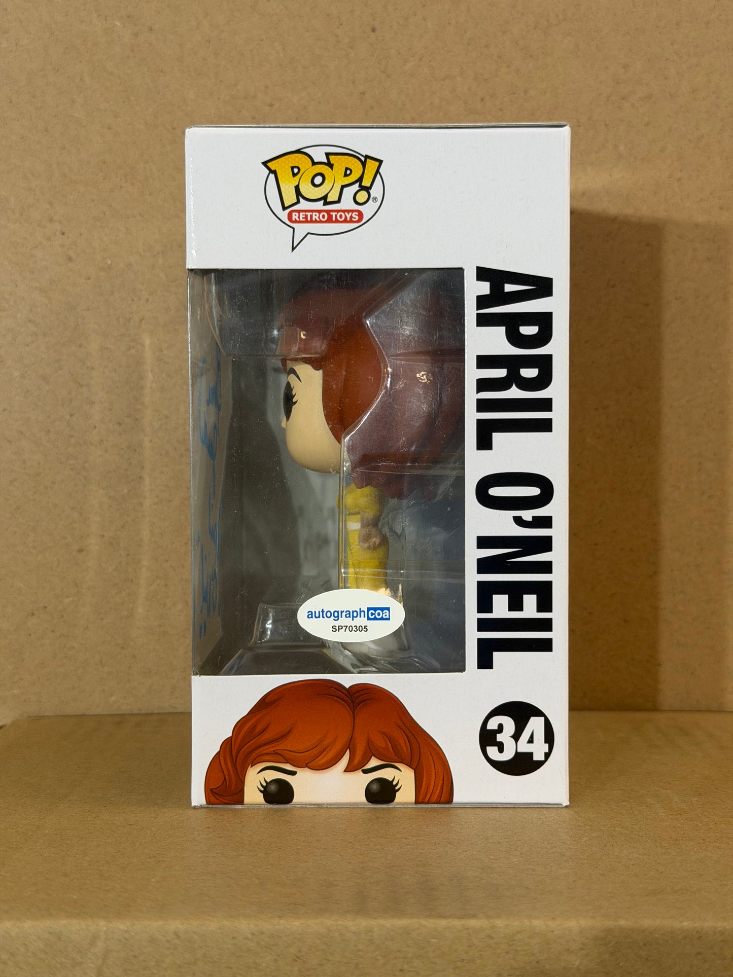 Funko Pop! Animation April O’Neil Signed Renae Jacob’s COA #34